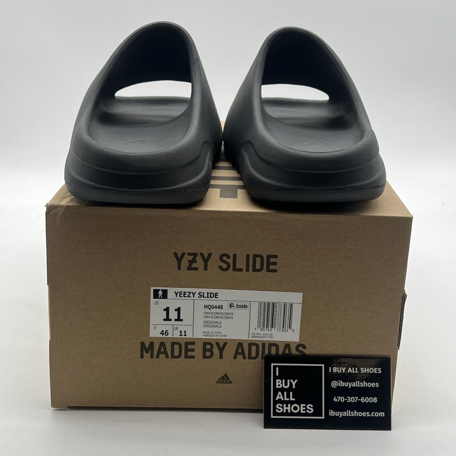 Size 11 - Adidas Yeezy Slide Onyx (HQ6448)