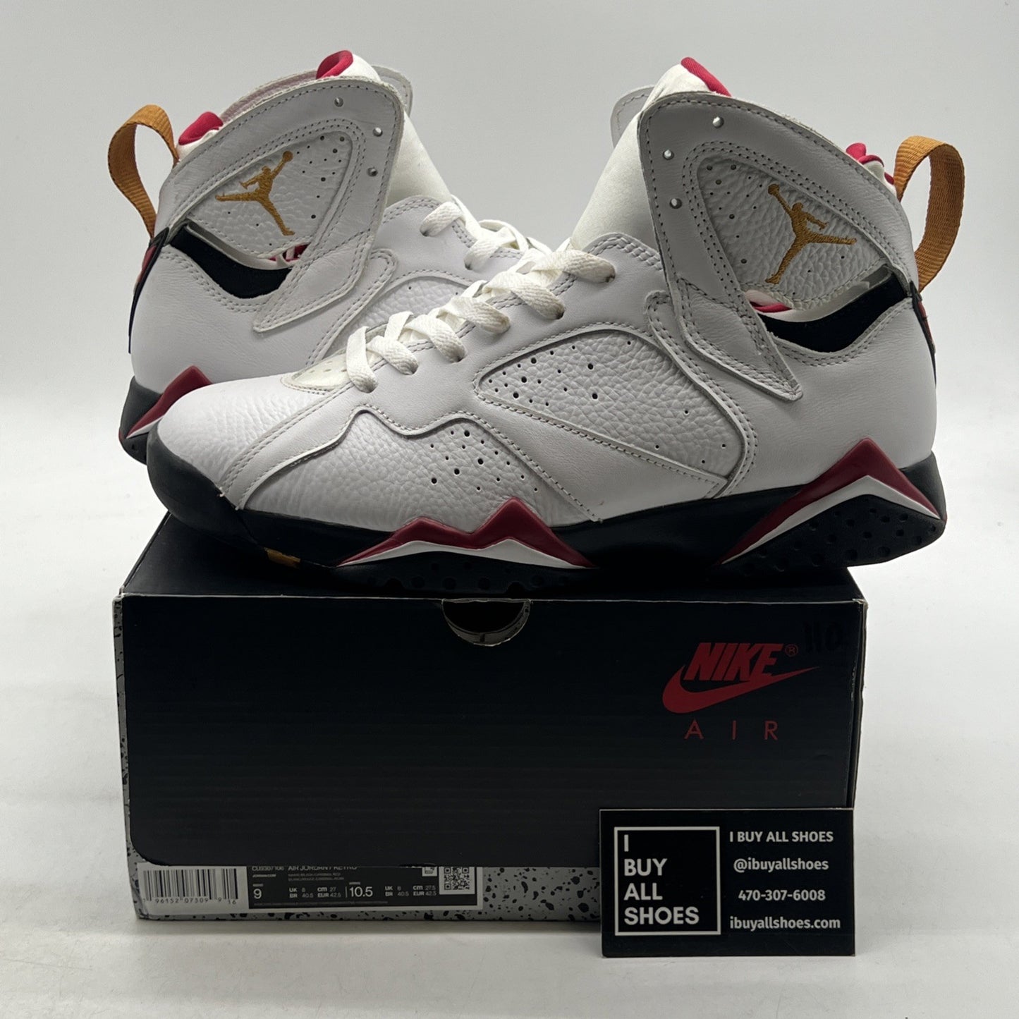 Size 9 - Air Jordan 7 Cardinal 2022 (CU9307-106)