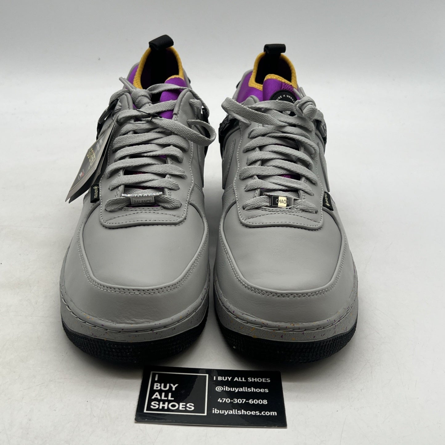 Size 13 - Nike Undercover x Air Force 1 SP GORE-TEX Low Grey Fog (DQ7558-001)