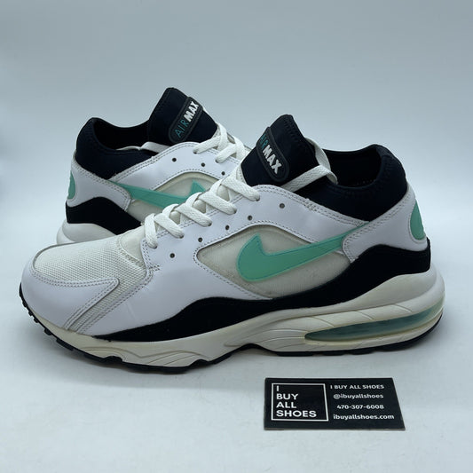 Size 13 - Nike Air Max 93 Dusty Cactus White Black Suede Leather (306551-103)