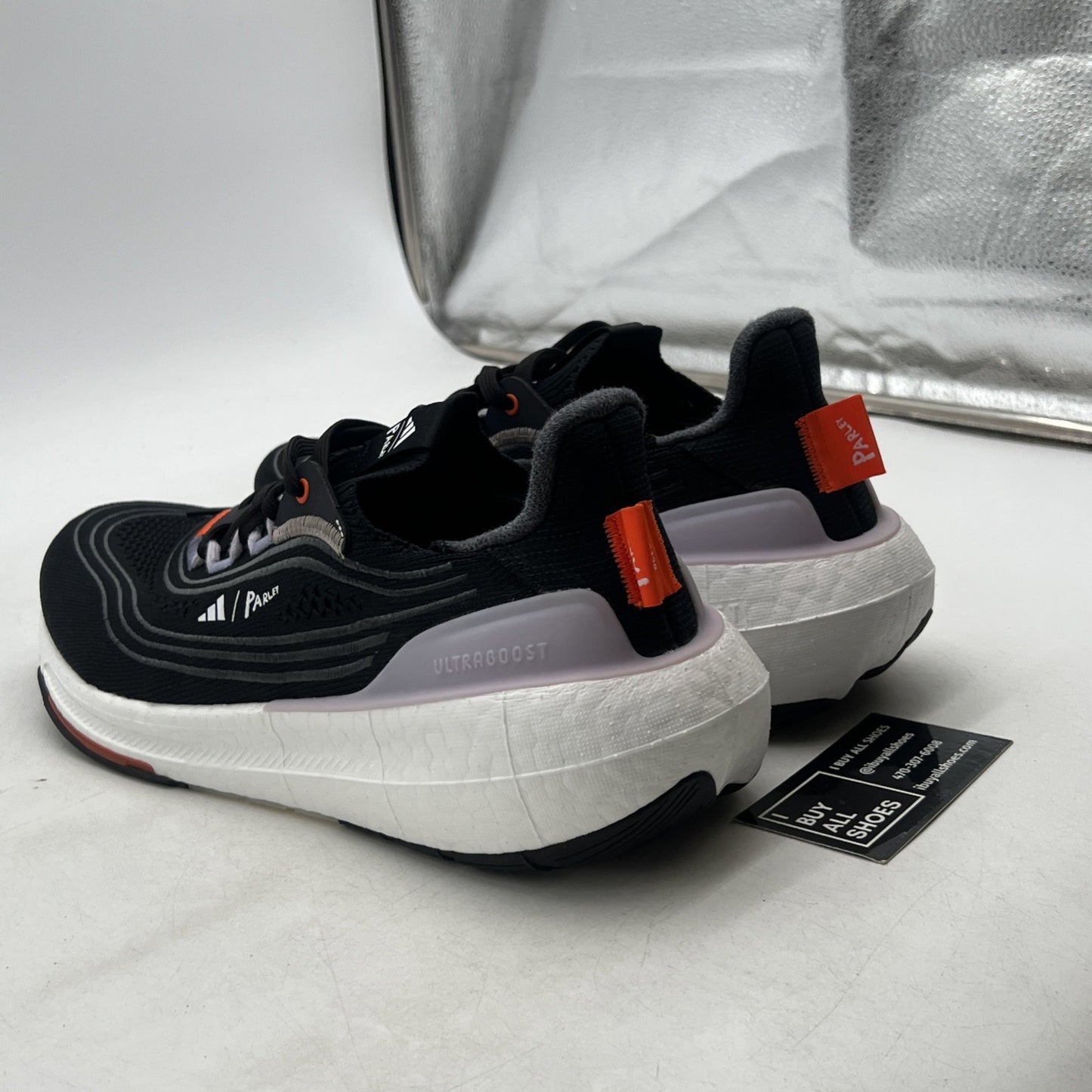 Size 12 - adidas Parley x UltraBoost Light Black Solar Red (GY9358)