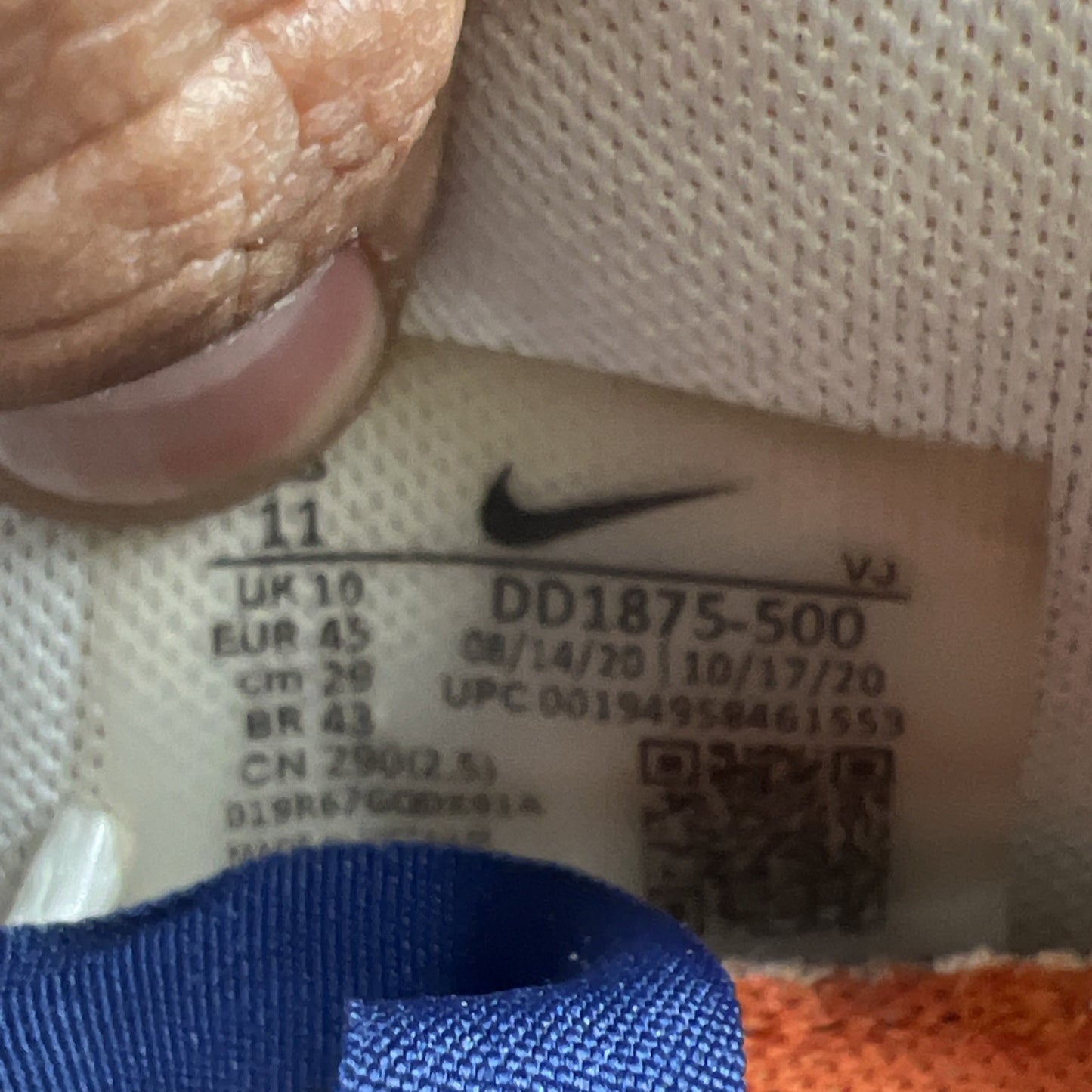 Size 11 - Nike sacai x VaporWaffle Dark Iris (DD1875-500)