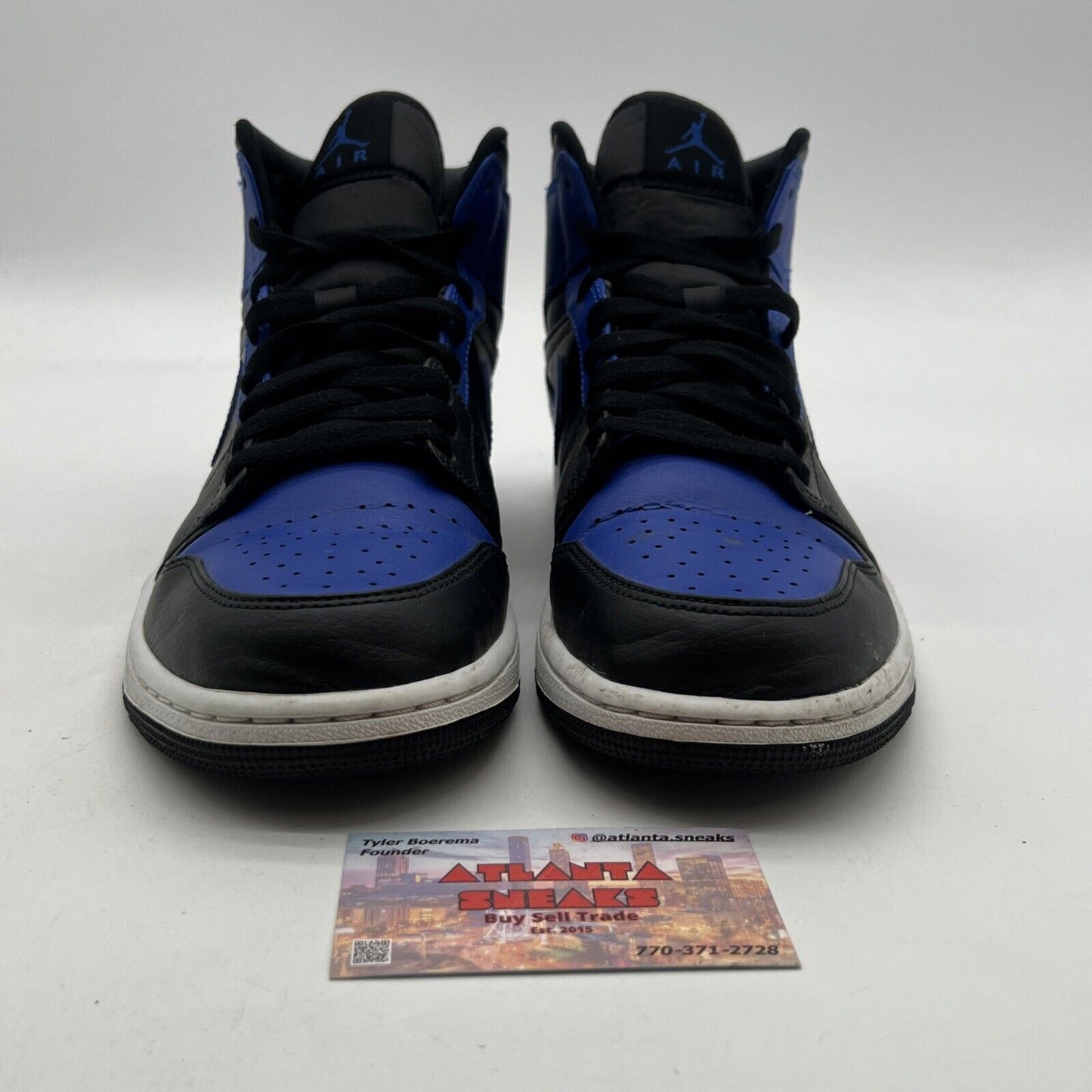 Size 9.5 - Air Jordan 1 Mid Hyper Royal 2021 (554724-077)
