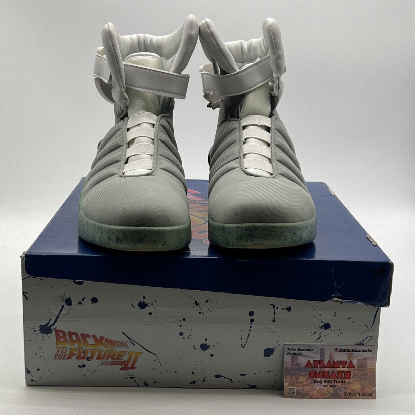 Size 11 - UNIVERSAL MARTY McFLY FUTURISTIC SHOES BACK TO THE FUTURE