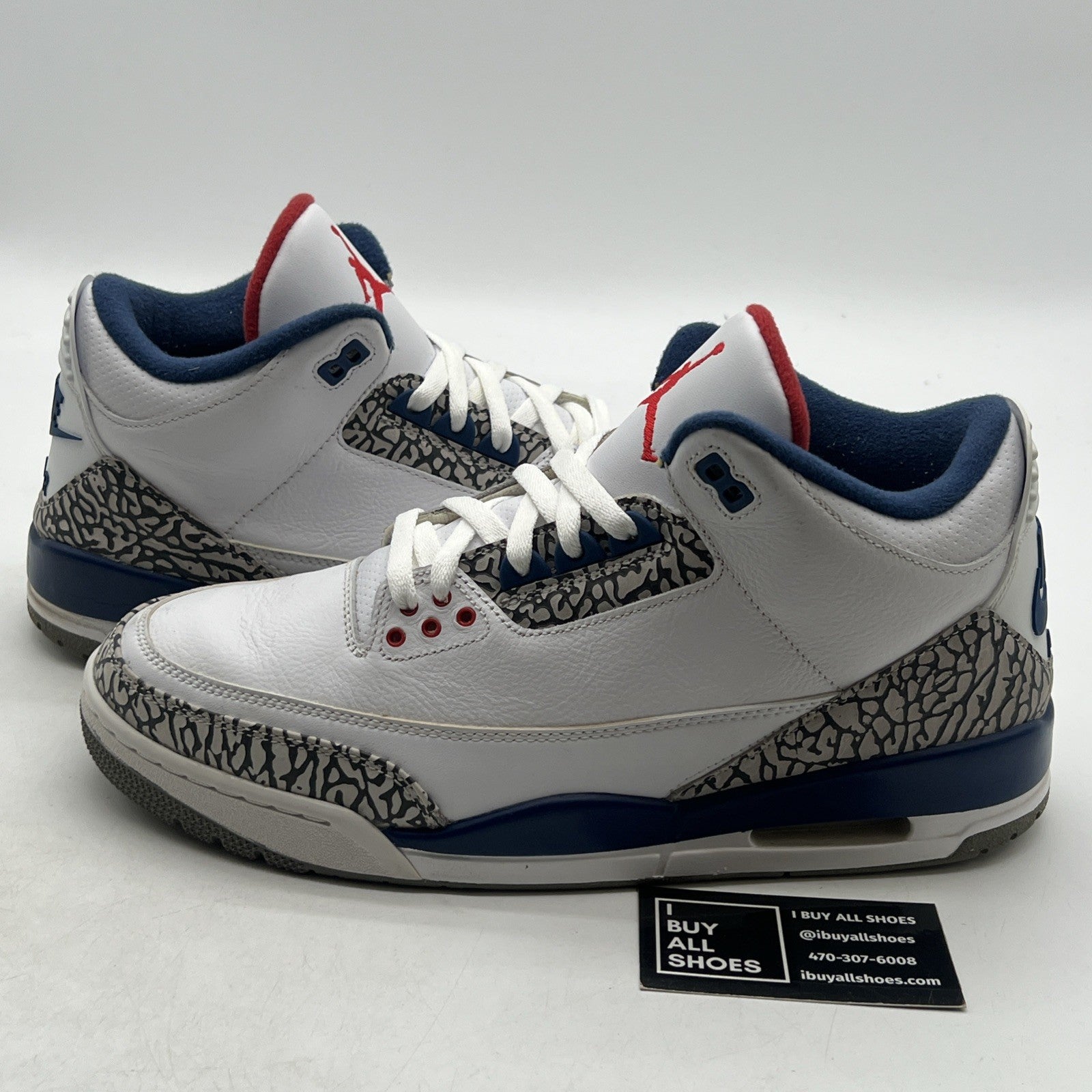 Size 12 - Air Jordan 3 Retro OG Mid True Blue (854262-106)
