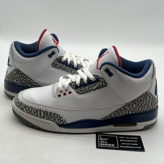 Size 12 - Air Jordan 3 Retro OG Mid True Blue (854262-106)
