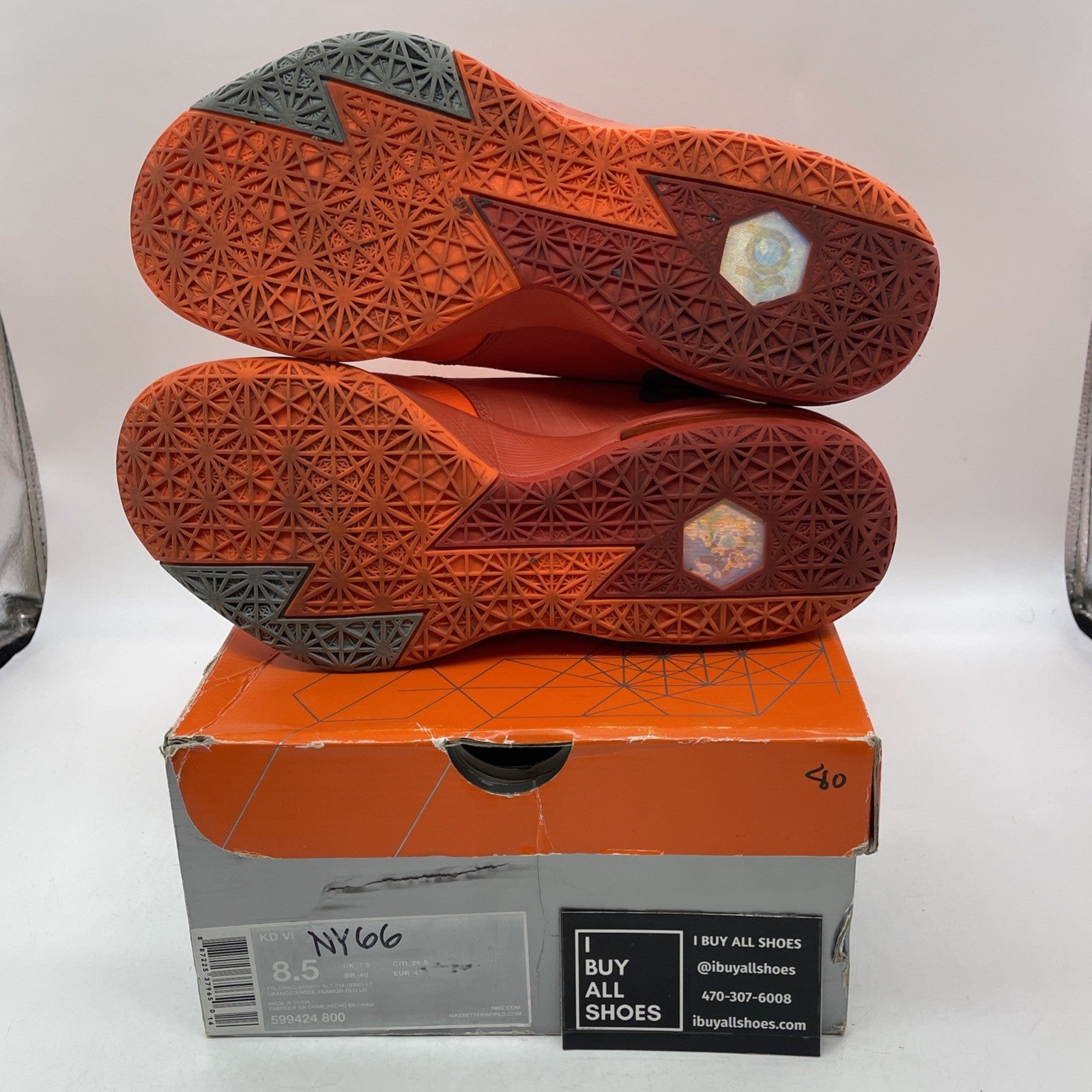 Size 8.5 - Nike KD 6 NYC 66 (599424-800)