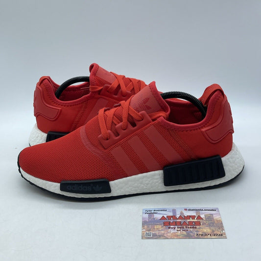 Size 11 - adidas NMD_R1 Clear Red White Black Suede Leather (BB1970)