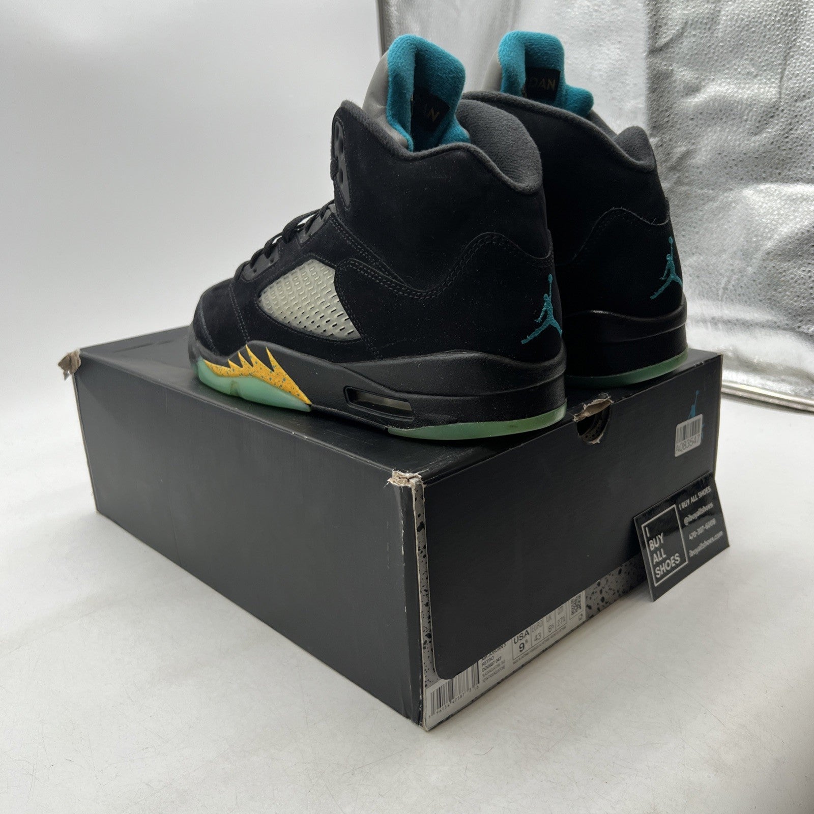 Size 9.5 - Air Jordan 5 Retro Mid Aqua (DD0587-047)