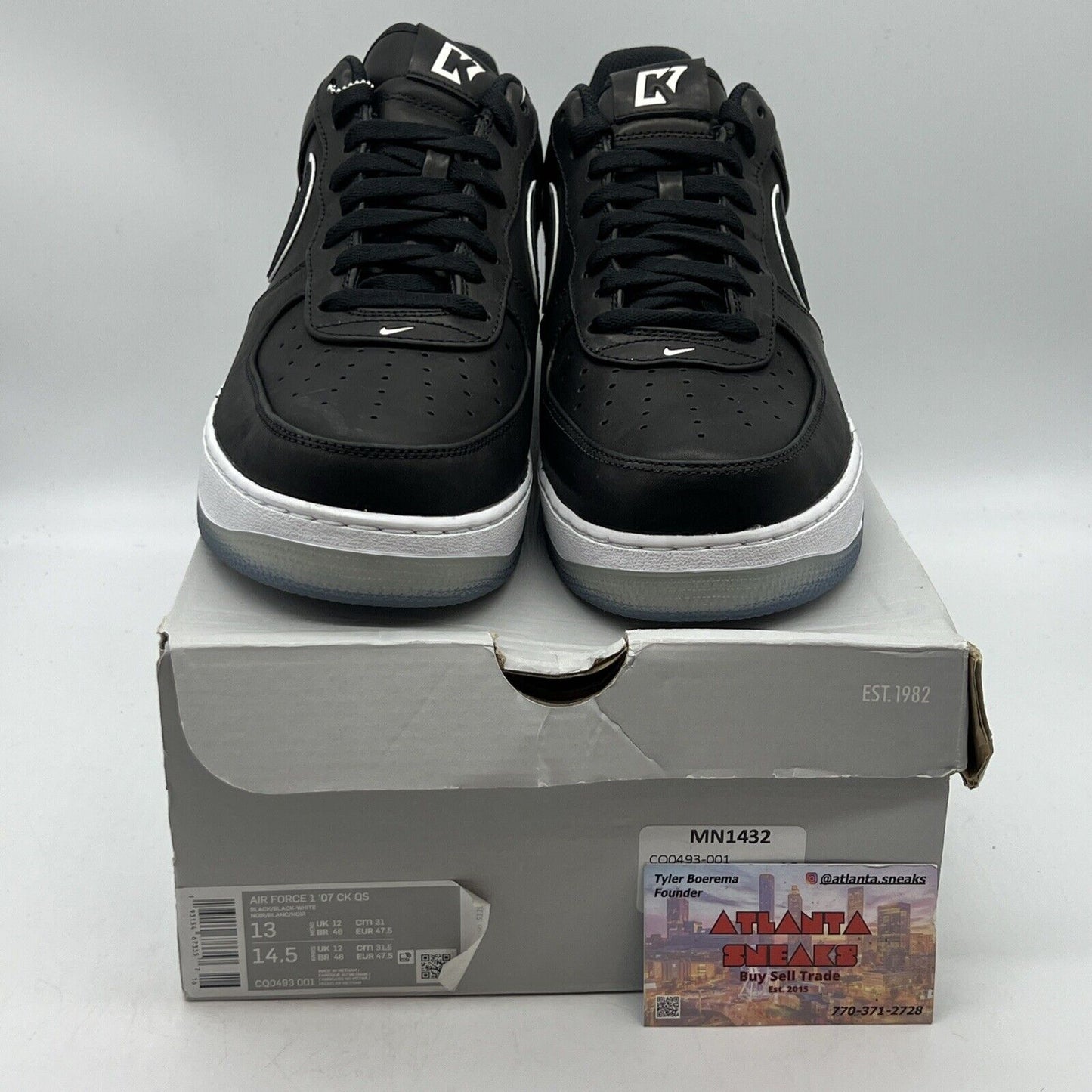 Size 13 - Nike Colin Kaepernick x Air Force 1 '07 QS Low True to 7 Brand New DS