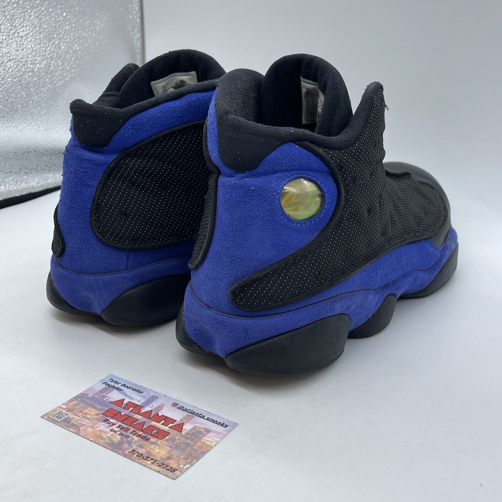 Size 12 - Jordan 13 Retro Hyper Royal Blue Black Suede Leather (414571-040)