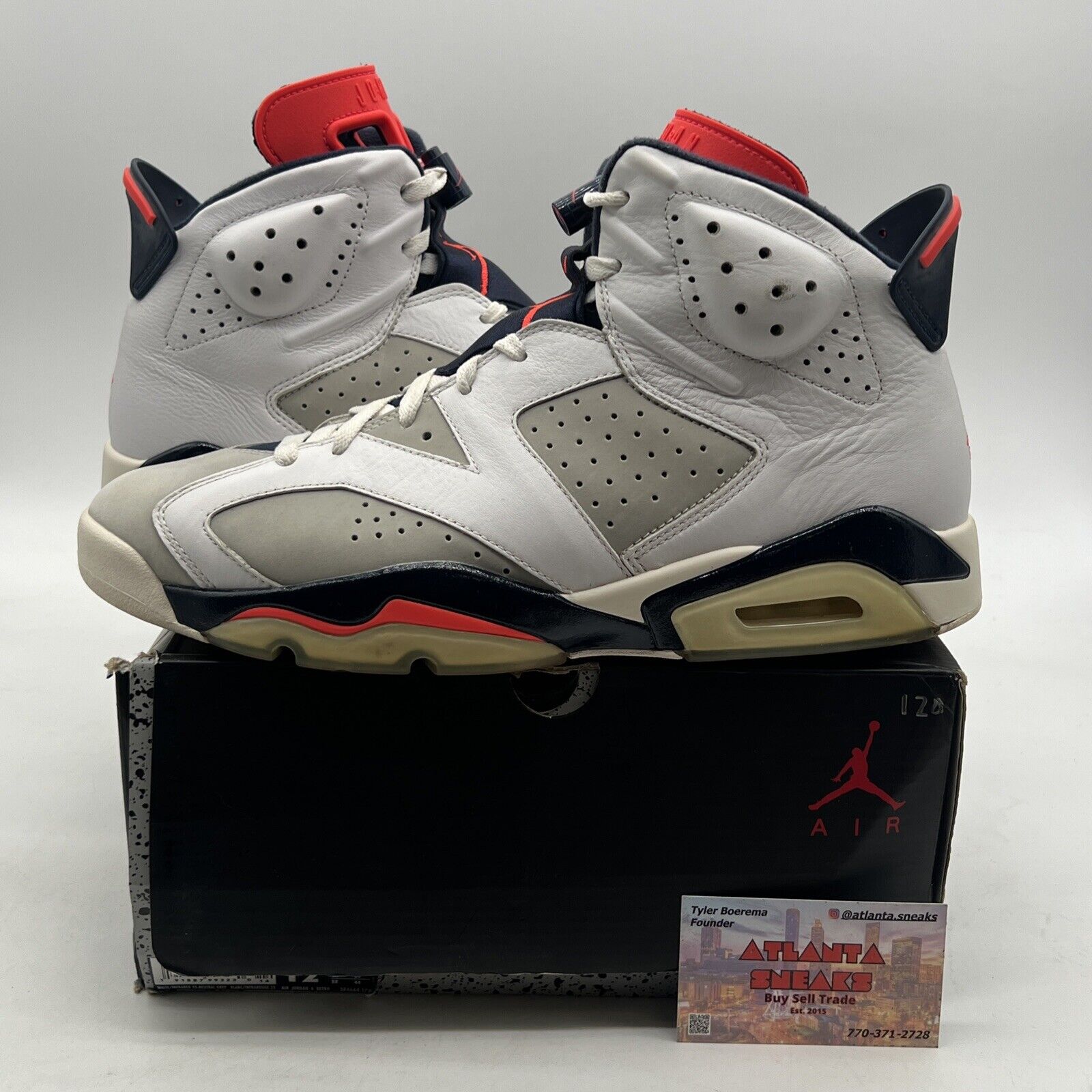 Size 12 - Air Jordan 6 Retro Tinker (384664-104)