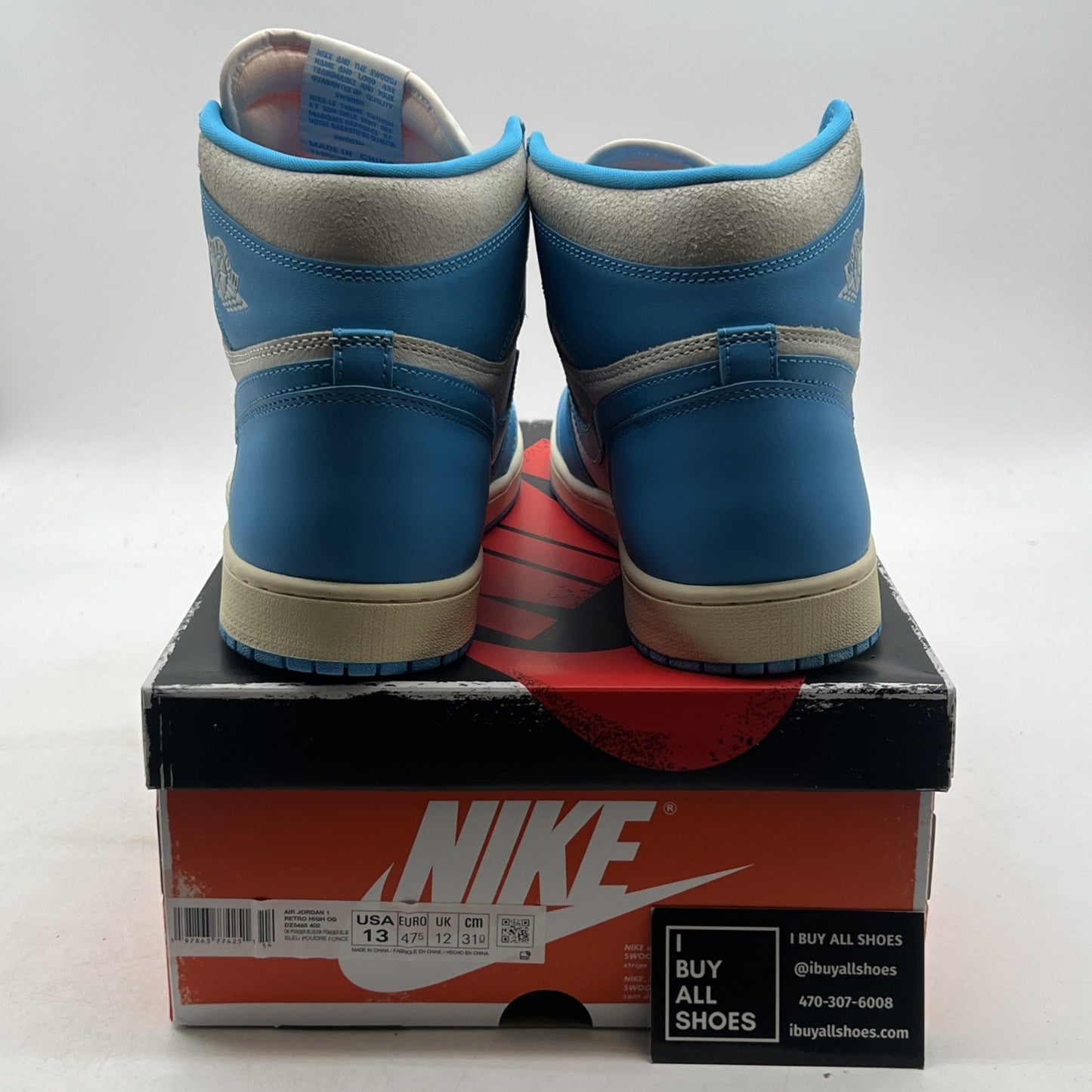 Size 13 - Air Jordan 1 Retro OG High UNC Reimagined (DZ5485-402)