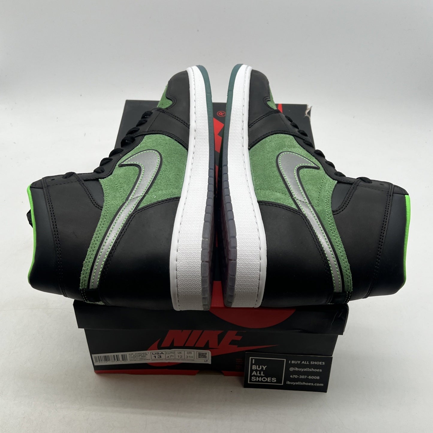 Size 13 - Air Jordan 1 Zoom High Zen Green (CK6637-002)