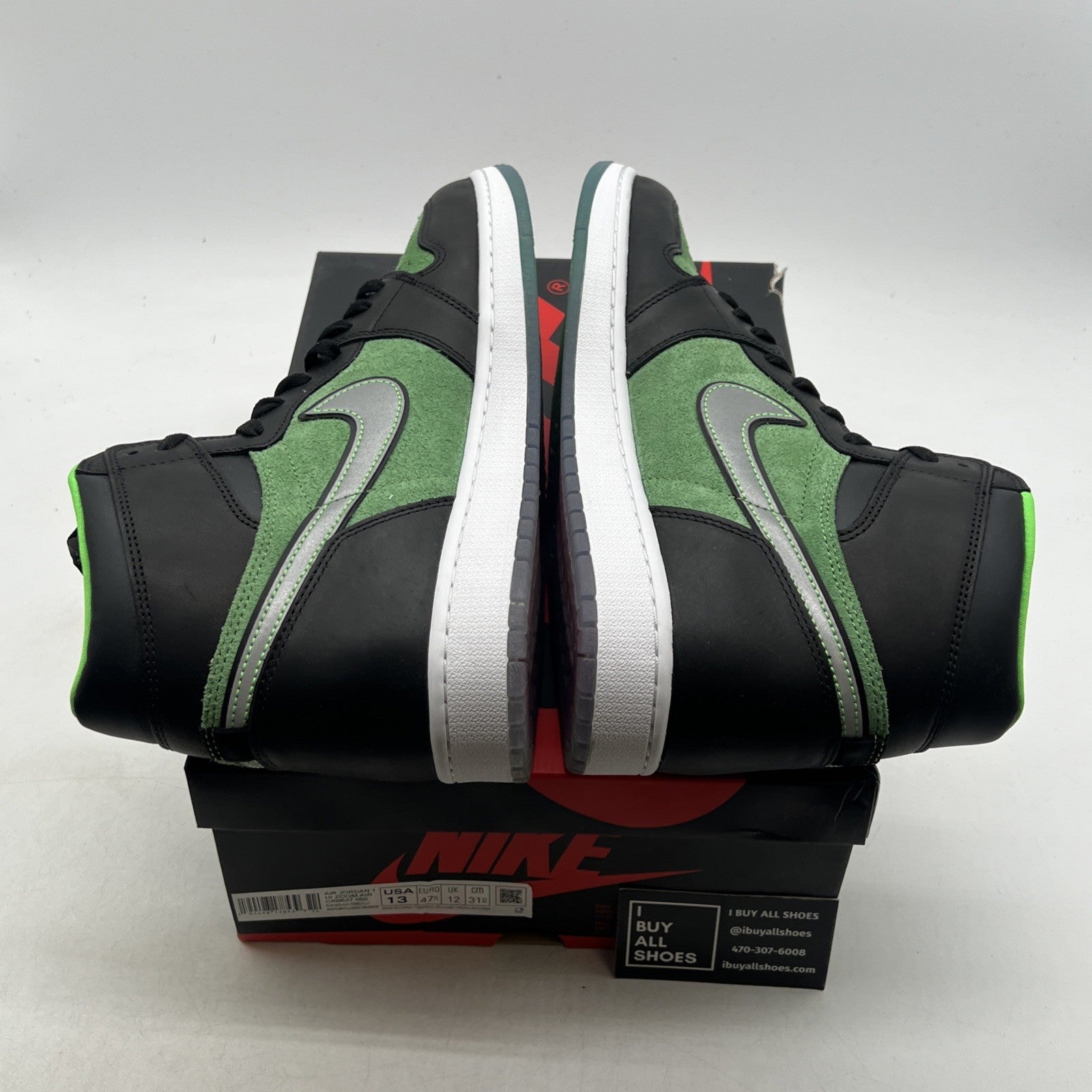 Size 13 - Air Jordan 1 Zoom High Zen Green (CK6637-002)