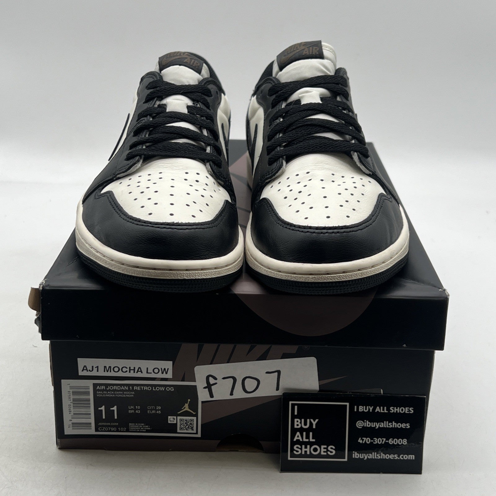 Size 11 - Air Jordan 1 Retro OG Low Mocha (CZ0790-102)