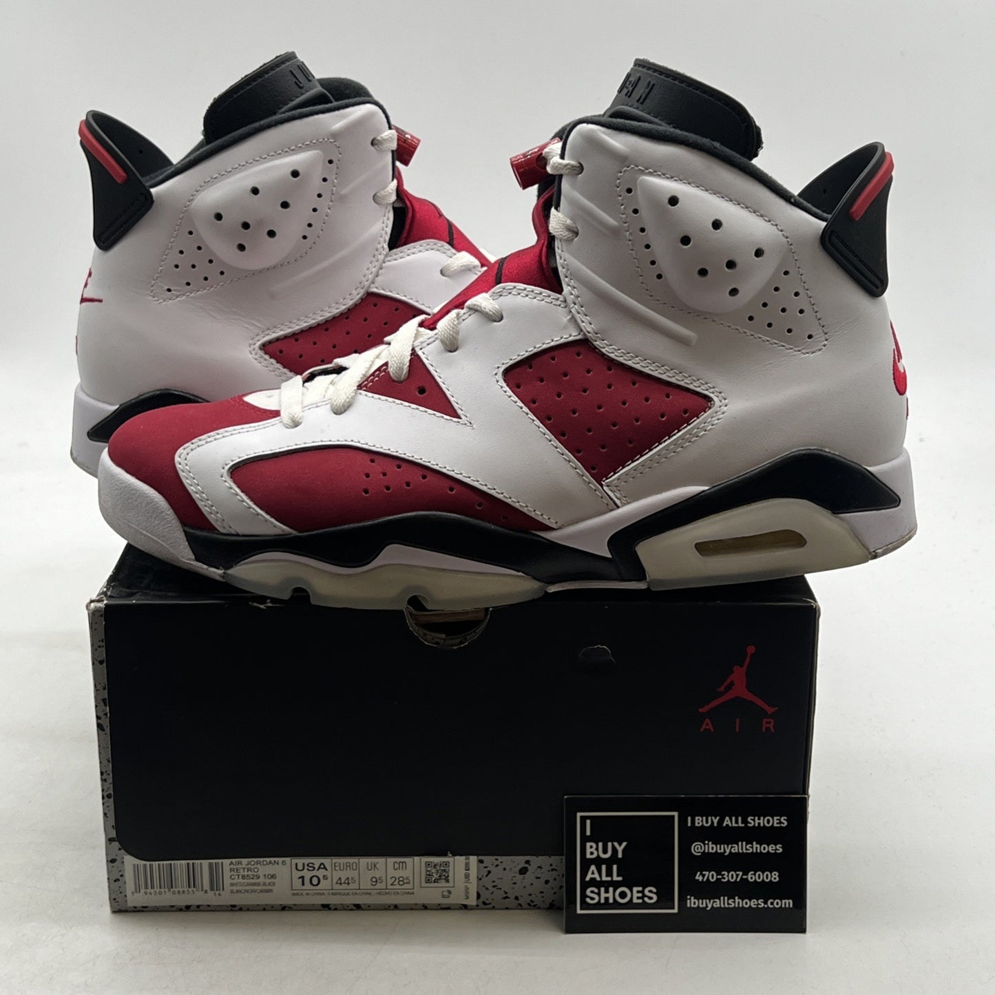 Size 10.5 - Air Jordan 6 Retro OG Mid Carmine (CT8529-106)