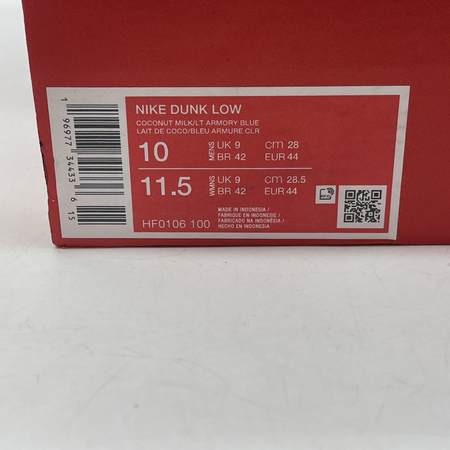 Size 10 - Nike Dunk Low Sanddrift Armory Blue Brown Suede (HF0106-100)