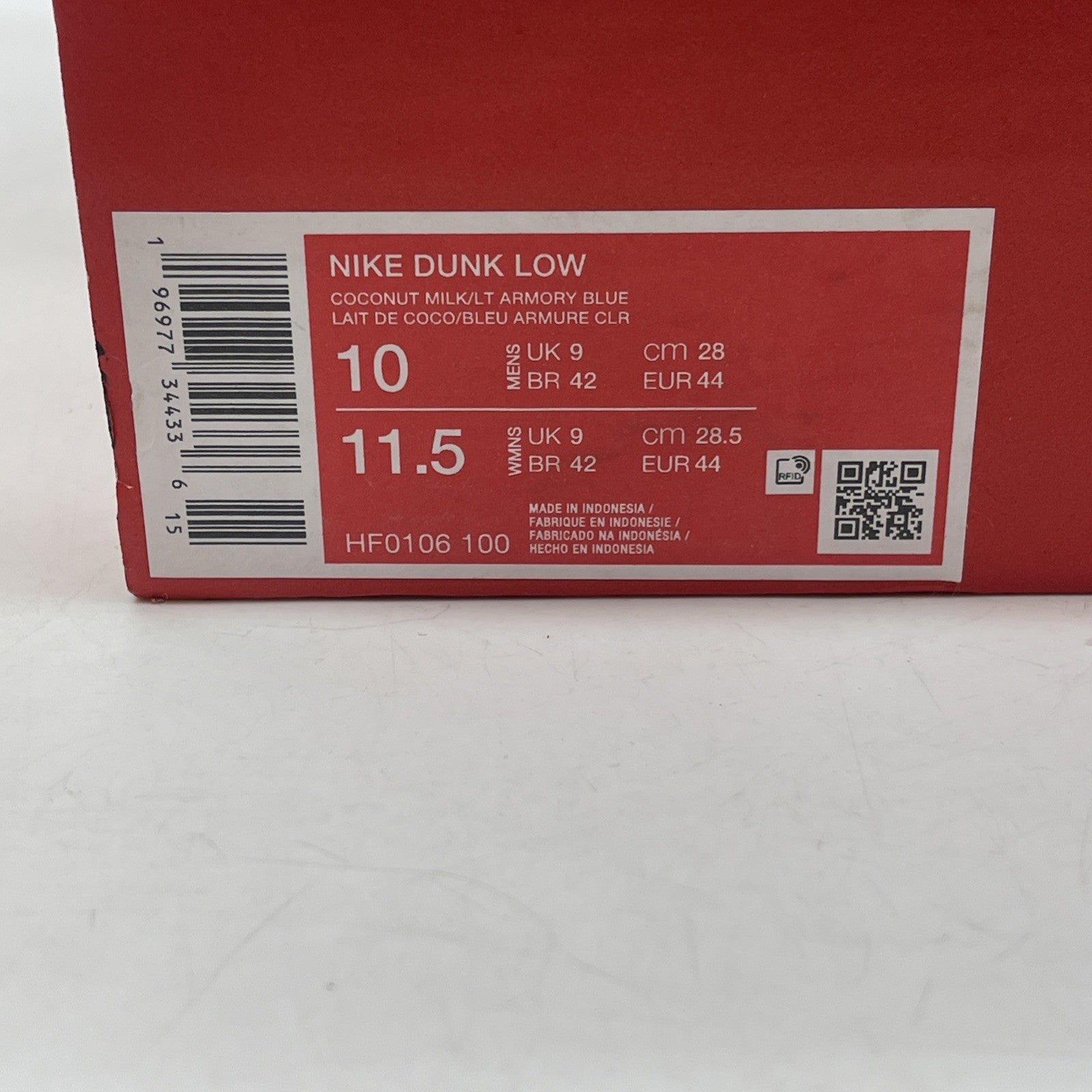 Size 10 - Nike Dunk Low Sanddrift Armory Blue Brown Suede (HF0106-100)