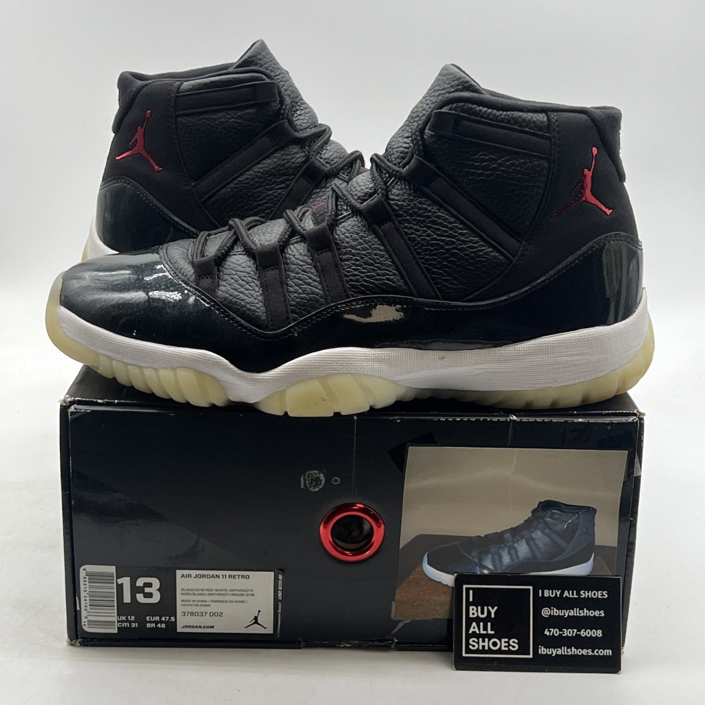 Size 13 - Air Jordan 11 Retro 72-10 2015 (378037-002)