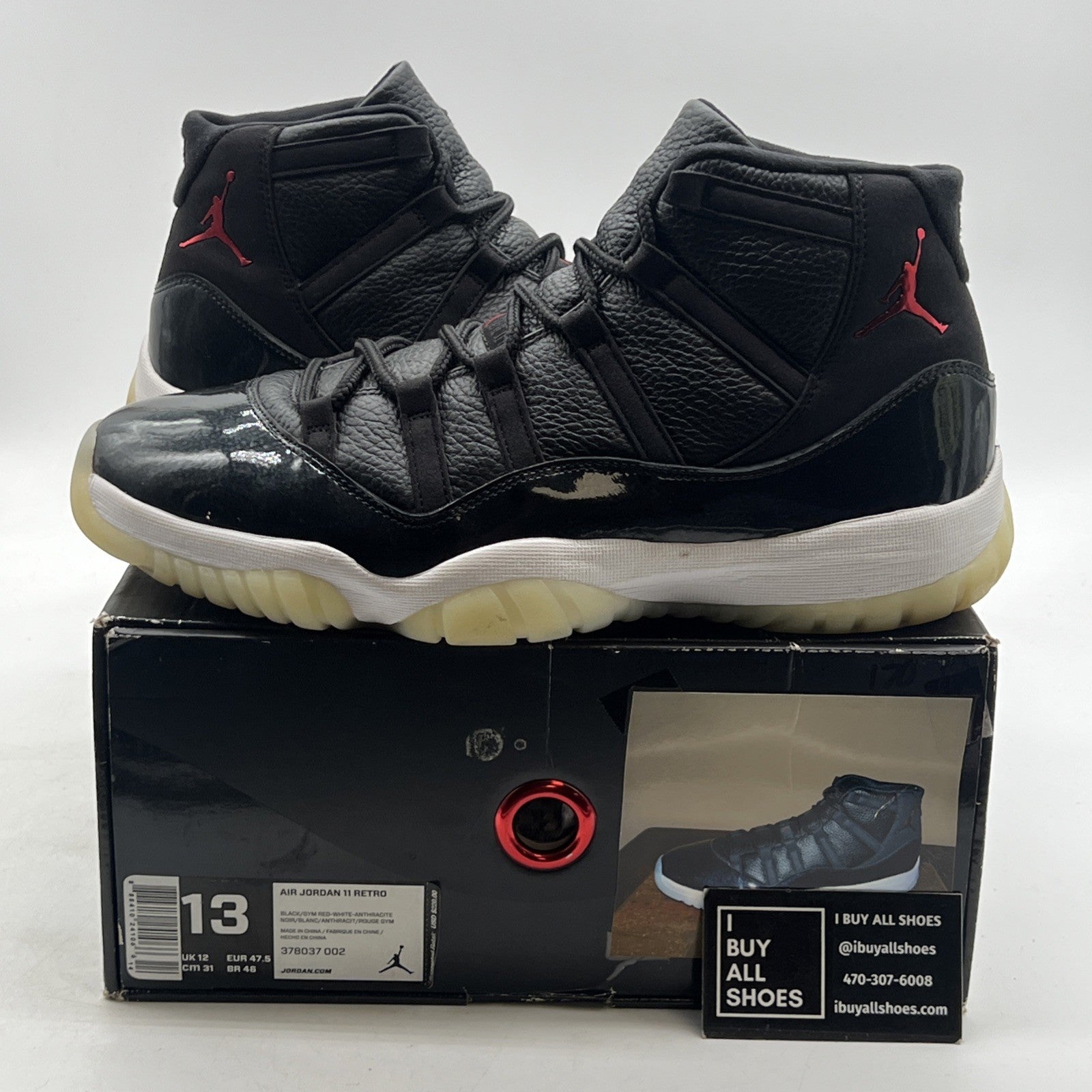 Size 13 - Air Jordan 11 Retro 72-10 2015 (378037-002)