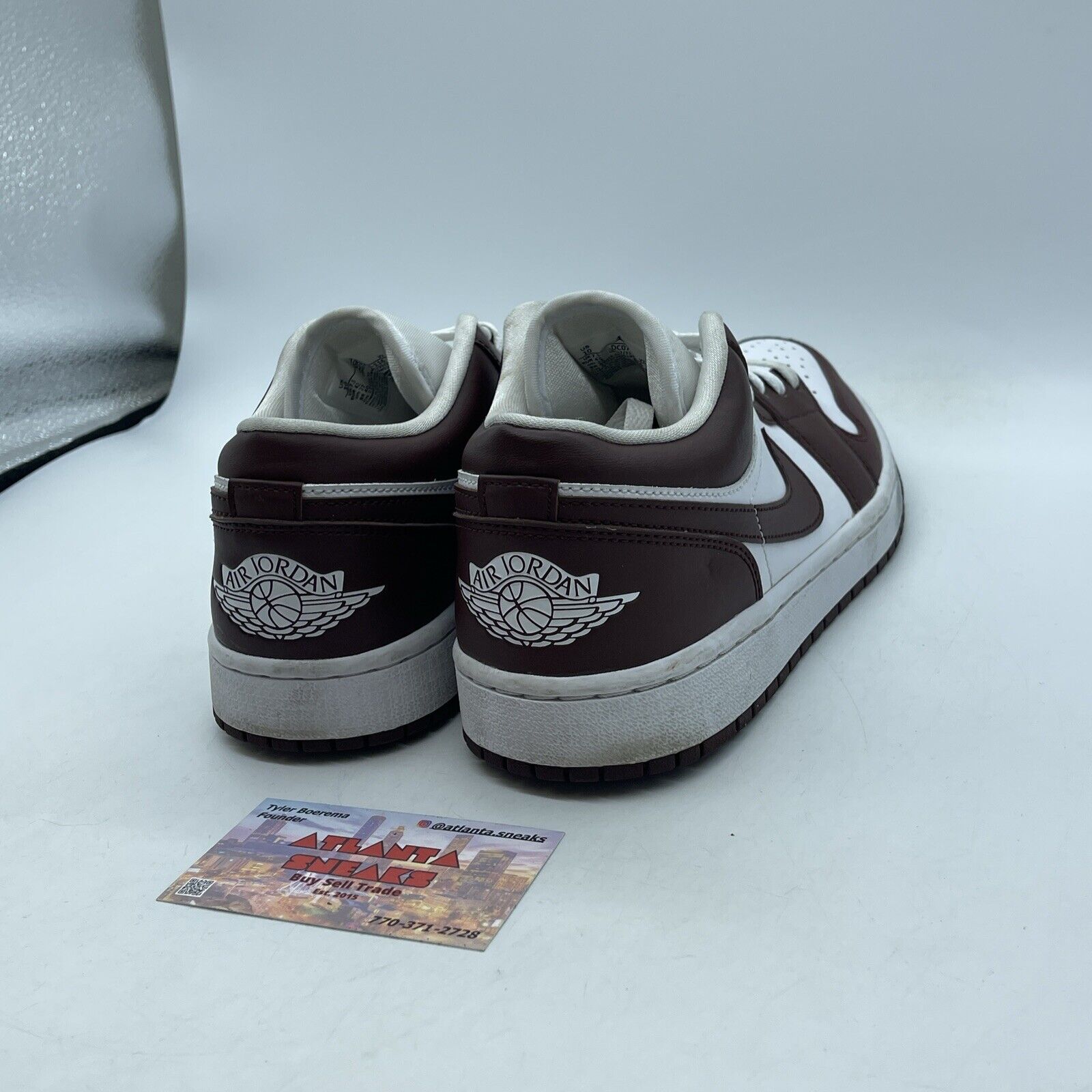 Size 10W - Wmns Air Jordan 1 Low Bronze Eclipse White Brown Leather (DC0774-116)