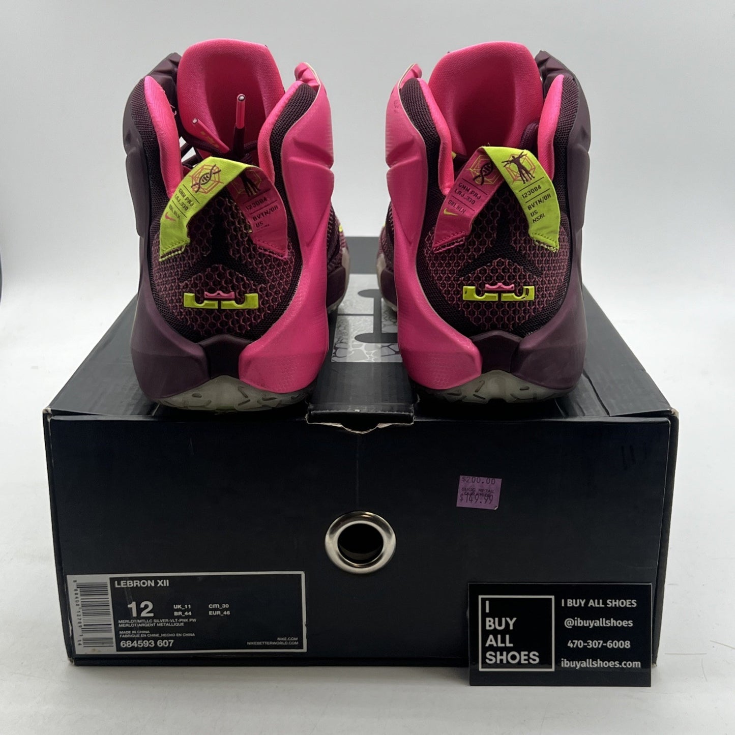 Size 12 - Nike LeBron 12 Double Helix (684593-607)