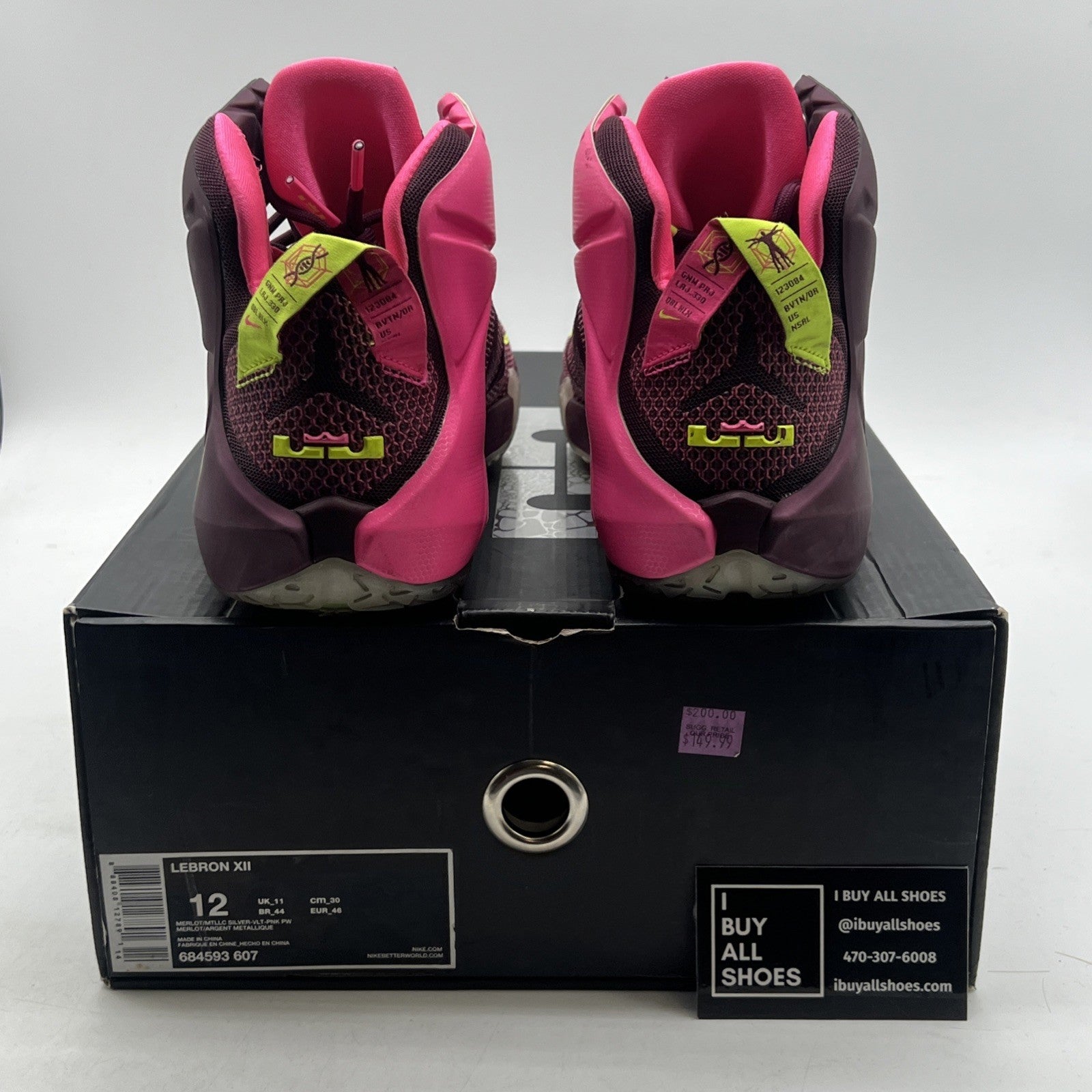 Size 12 - Nike LeBron 12 Double Helix (684593-607)