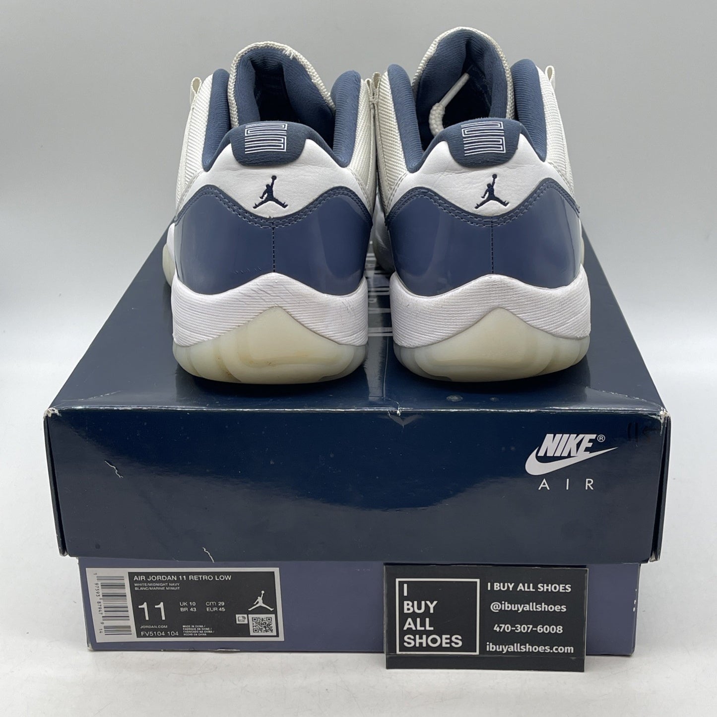 Size 11 - Air Jordan 11 Retro Low Diffused Blue (FV5104-104)