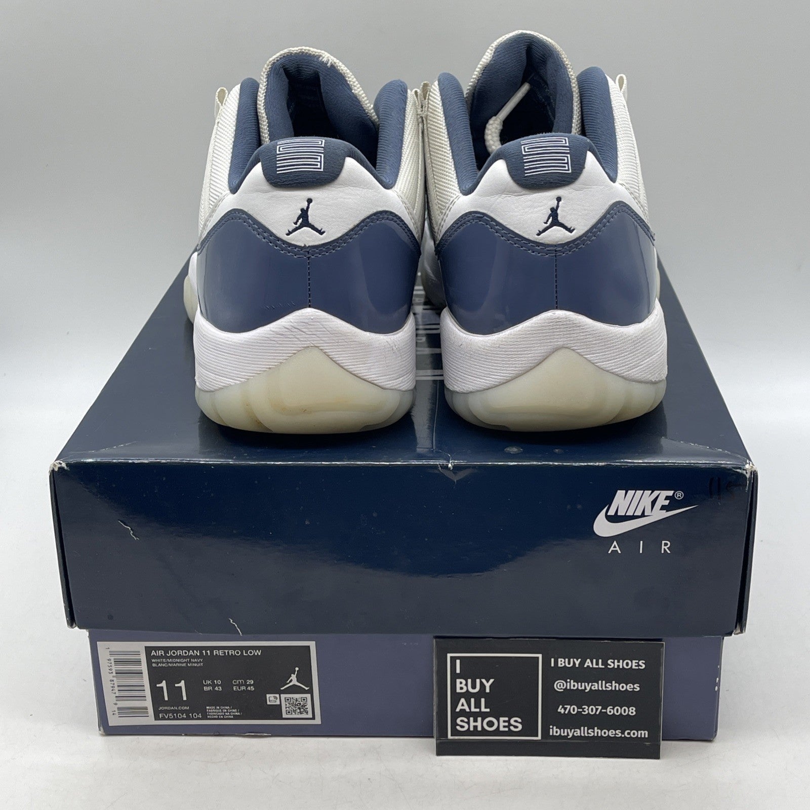 Size 11 - Air Jordan 11 Retro Low Diffused Blue (FV5104-104)