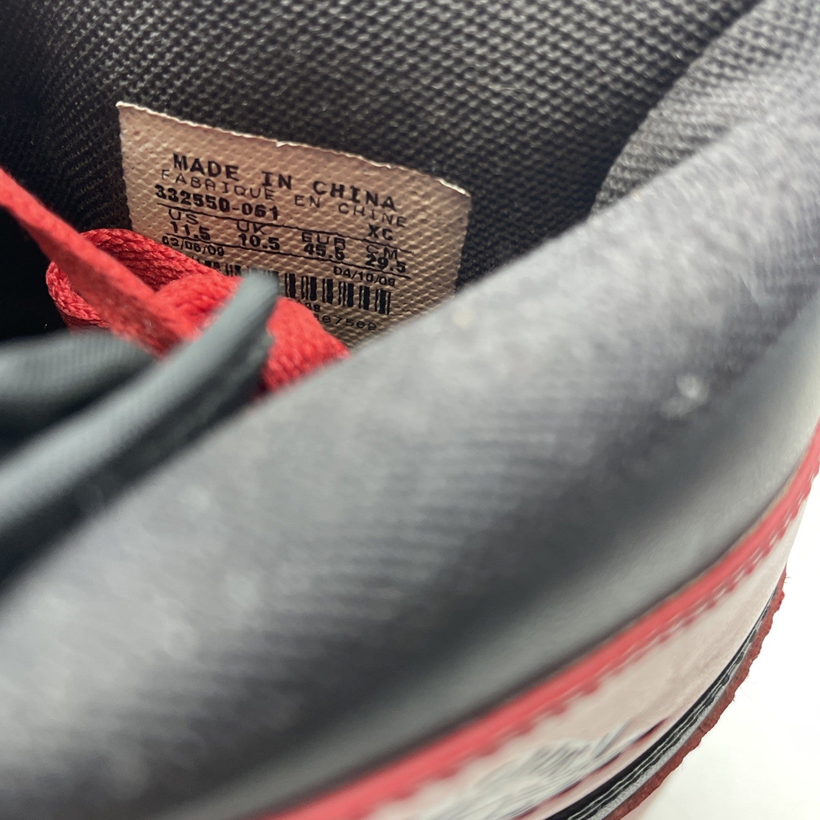 Size 11.5 - Air Jordan 1 Retro DMP High Chicago Bulls (332550-061)