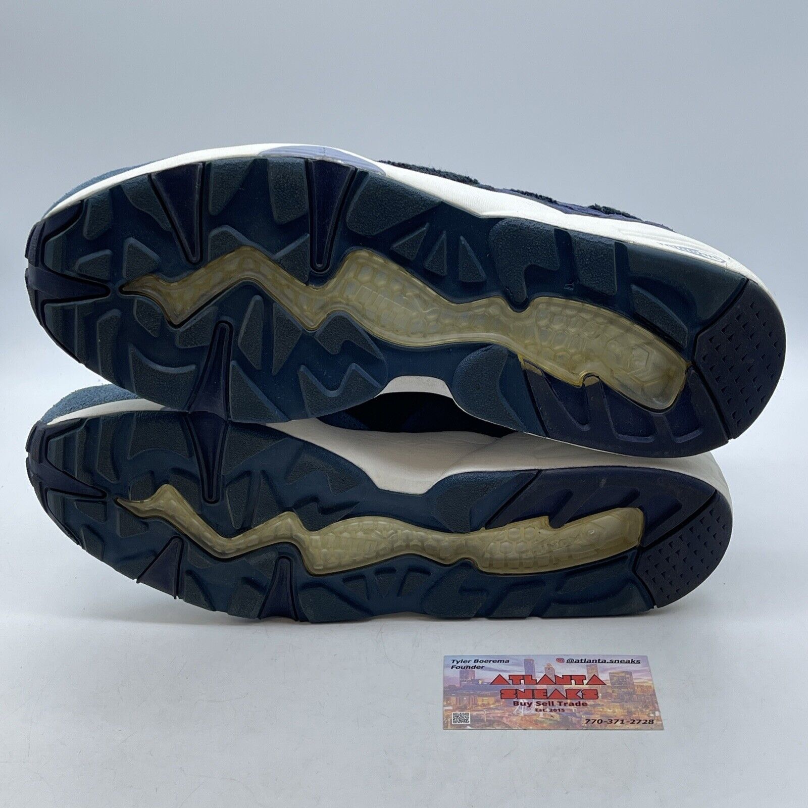 Size 11 - PUMA BWGH x R698 OG Cream Release Blue Suede White (357174-01)