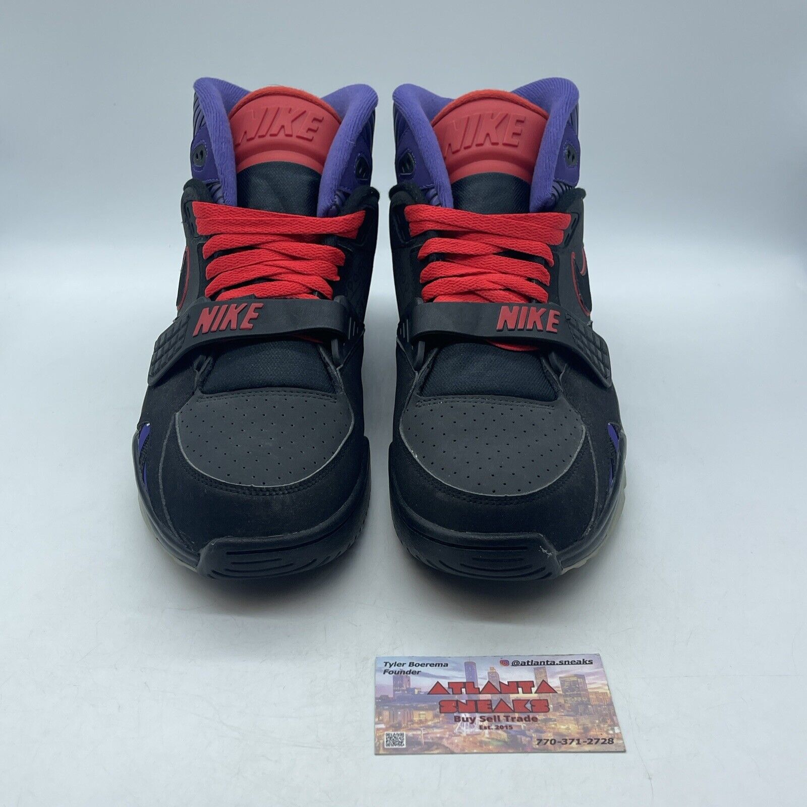 Size 13 - Nike Air Trainer SC 2 Premium QS Megatron Black Purple (637804-001)