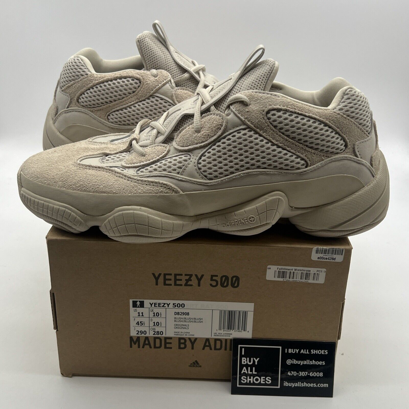 Size 11 - Adidas Yeezy 500 Blush (DB2908)