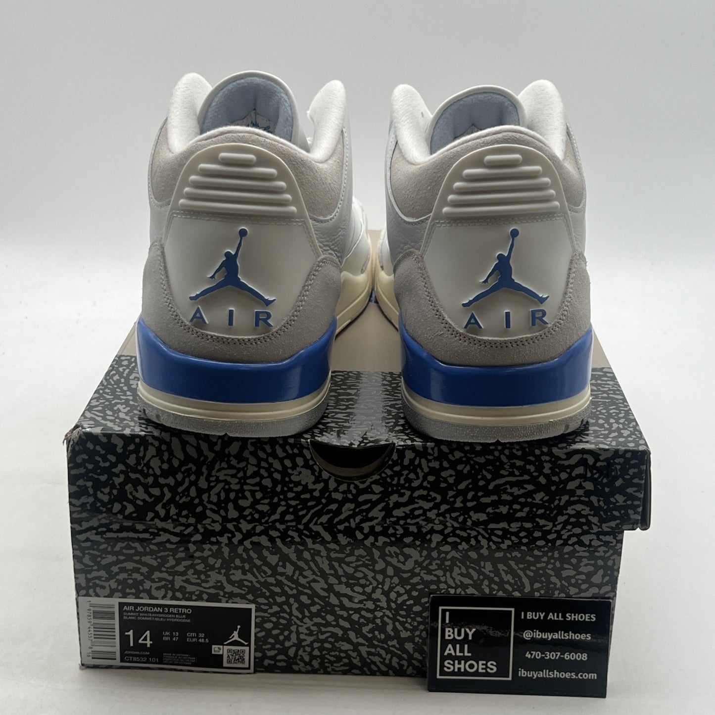 Size 14 - Air Jordan 3 Retro Lucky Shorts (CT8532-101)