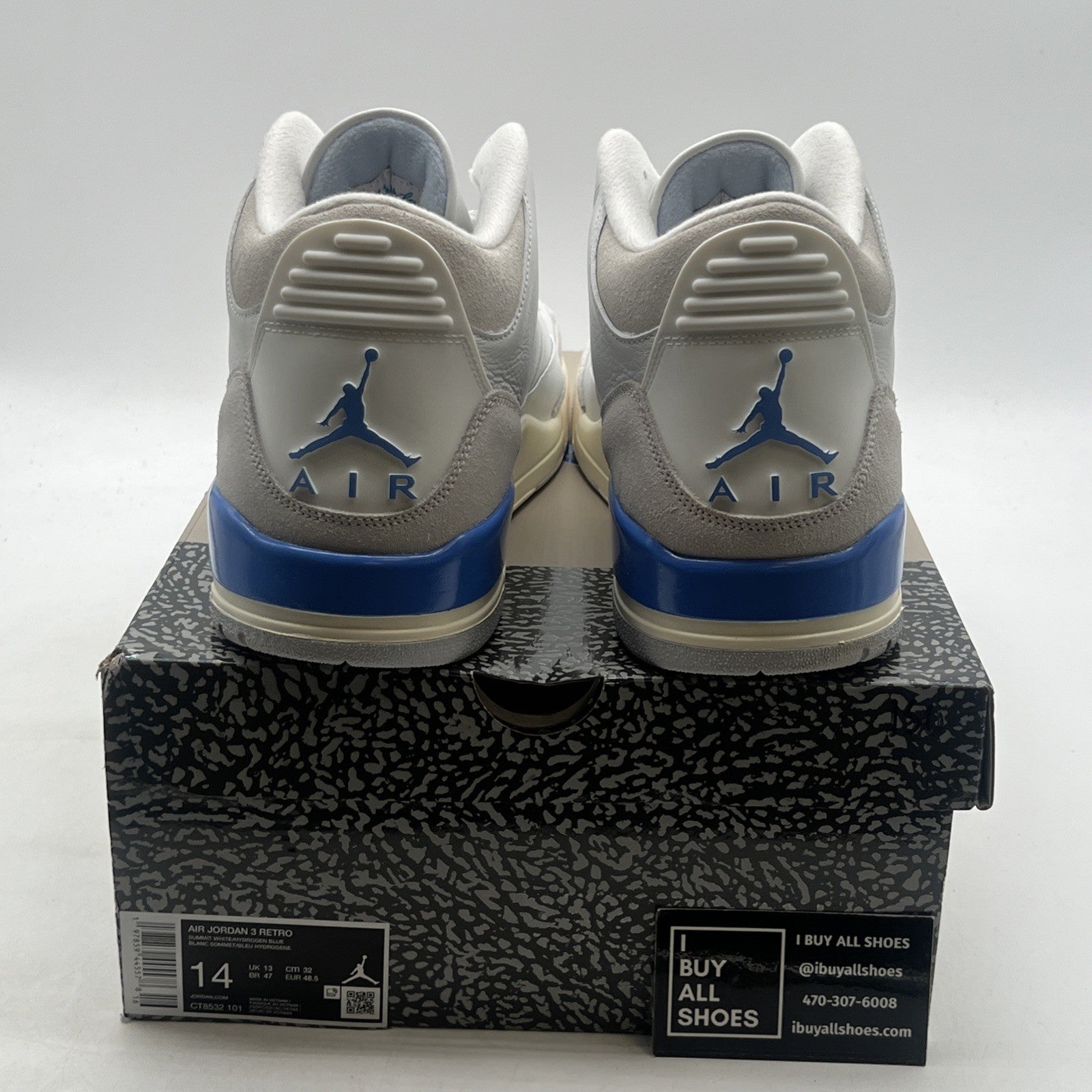 Size 14 - Air Jordan 3 Retro Lucky Shorts (CT8532-101)