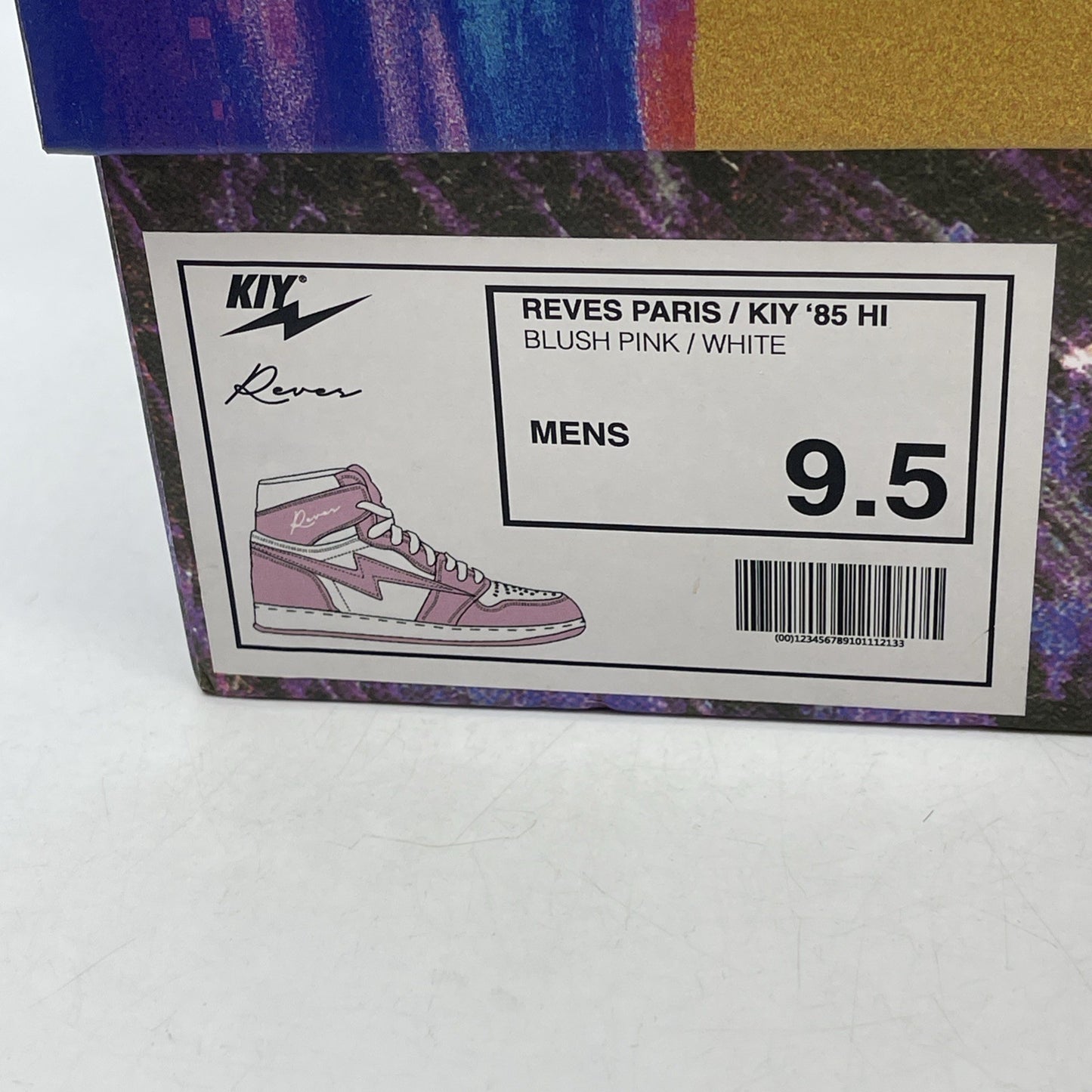 Size 9.5 - AIR KIY x REVES PARIS ‘85 HI “BLUSH PINK”