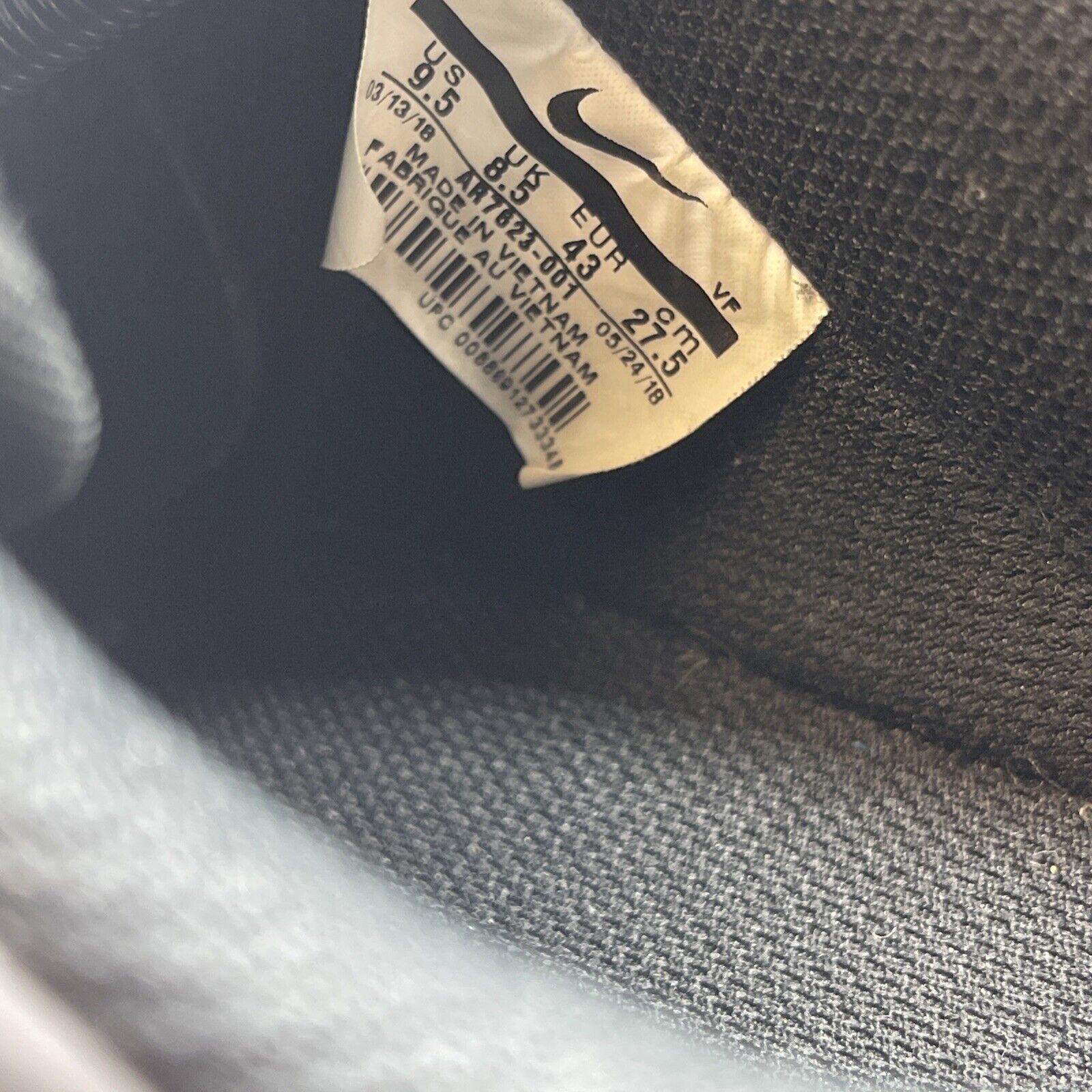 Size 9.5 - Nike Supreme x Comme des Garçons SHIRT x Air Force 1 Low Black White