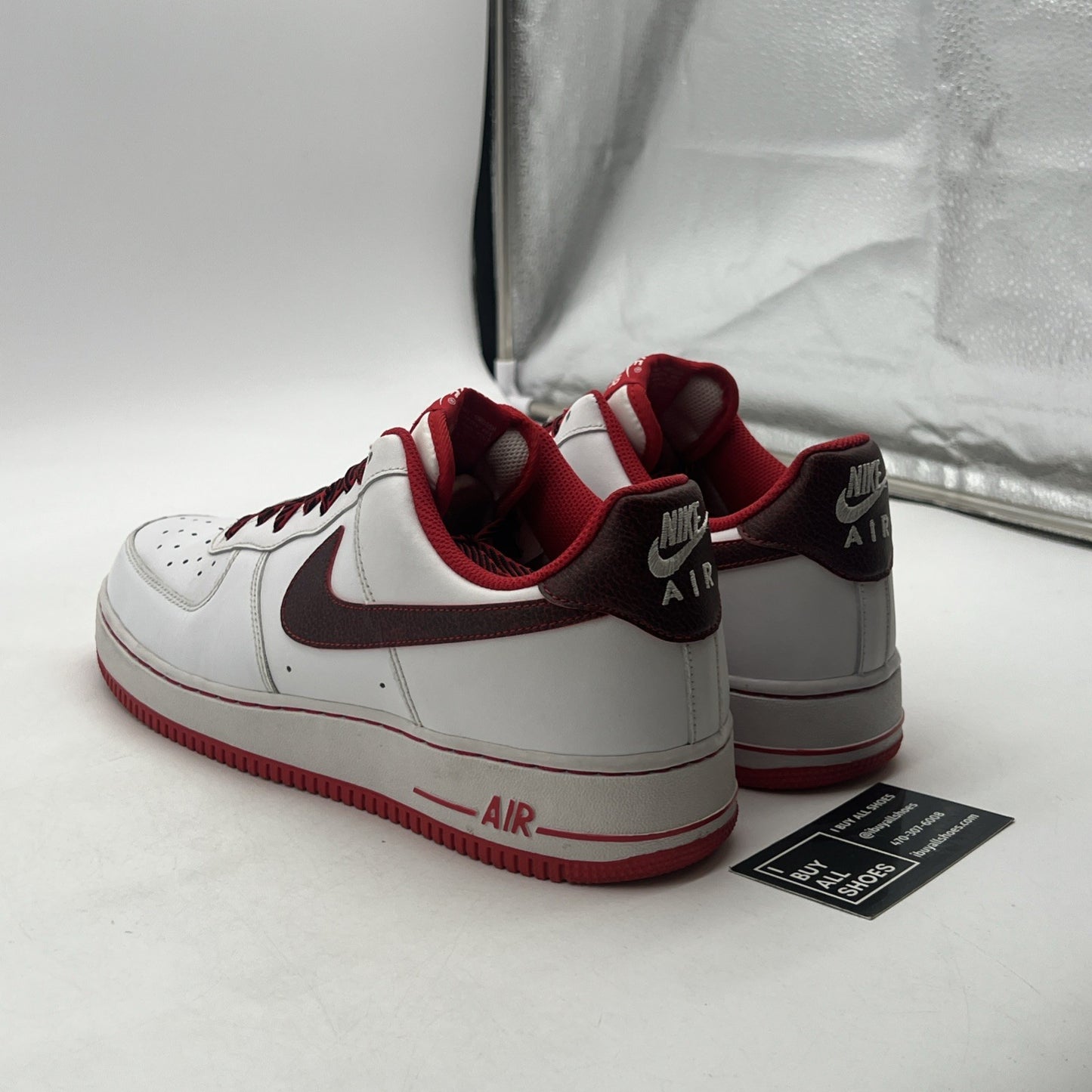 Size 12 - Nike Air Force 1 Low White (488298-139)