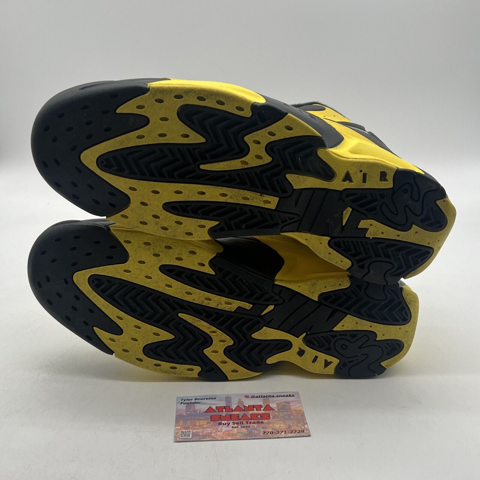 Size 9 - Nike Air Up '14 Black Yellow Strike