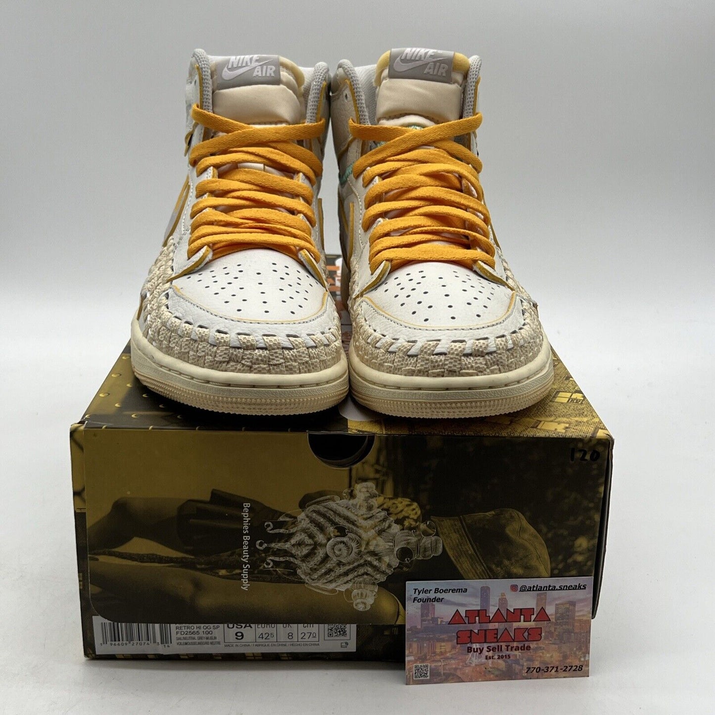 Size 9 - Union LA x Bephie's Beauty Supply x Air Jordan 1 Retro OG SP 'Summer of