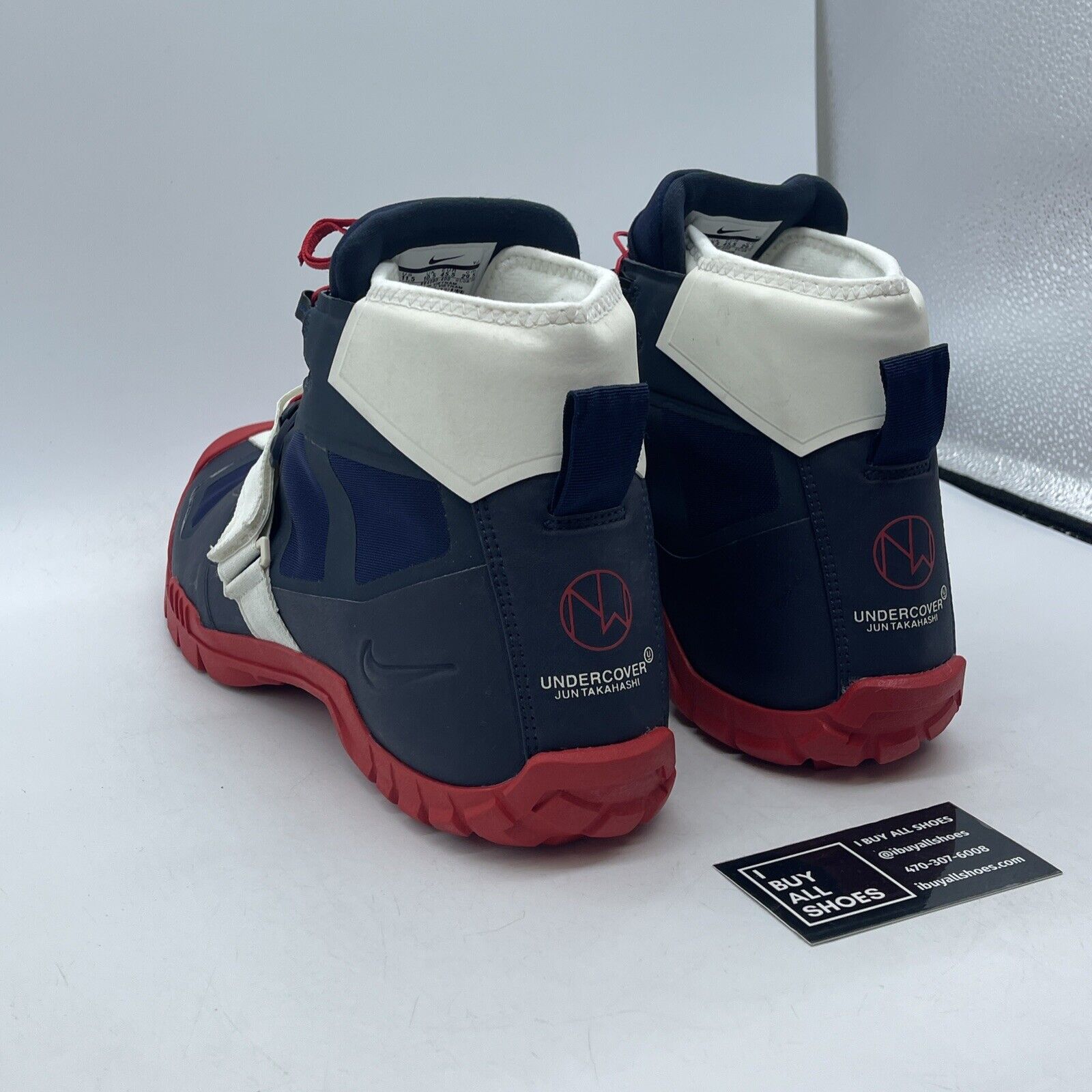Size 11.5 - Nike X SFB Mountain/Undercover Boots Blue Red suede (BV4580 400)