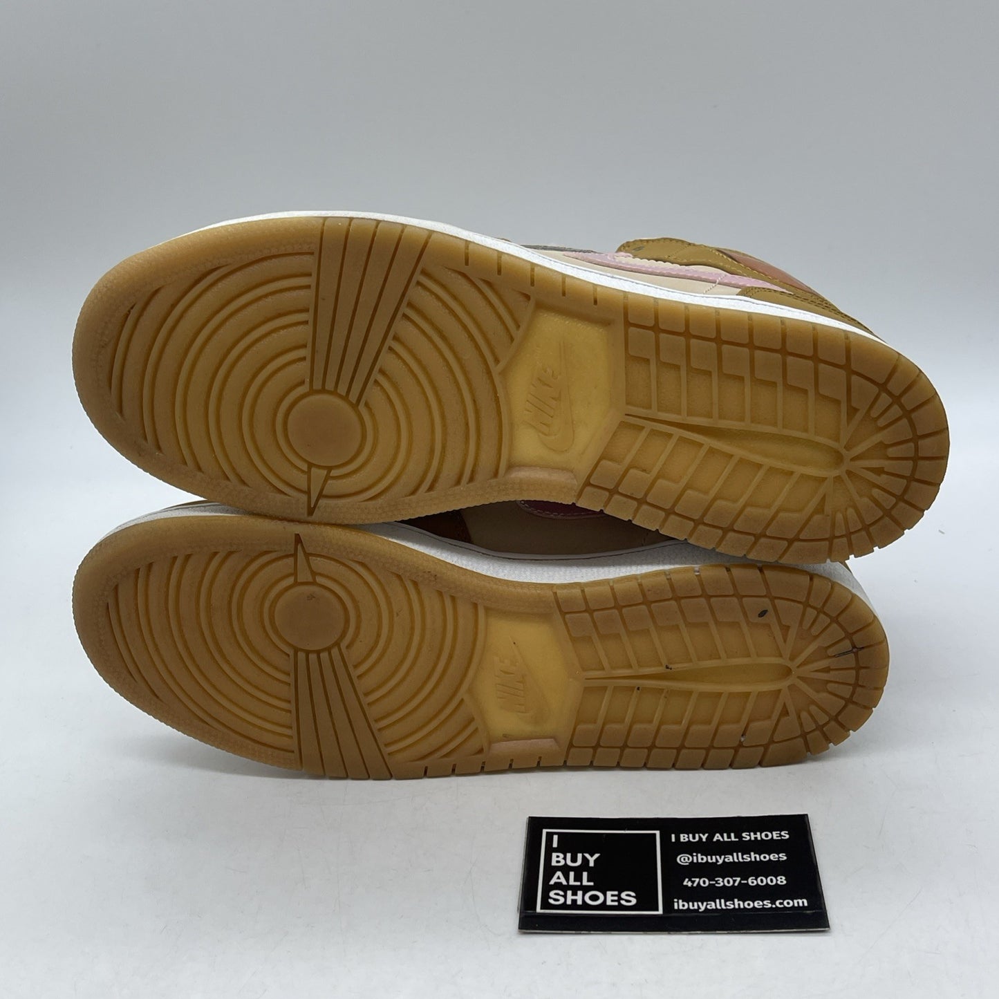 Size 6.5Y (GS) - Jordan 1 Mid Lola Bunny Brown Pink Suede Leather (724072-730)