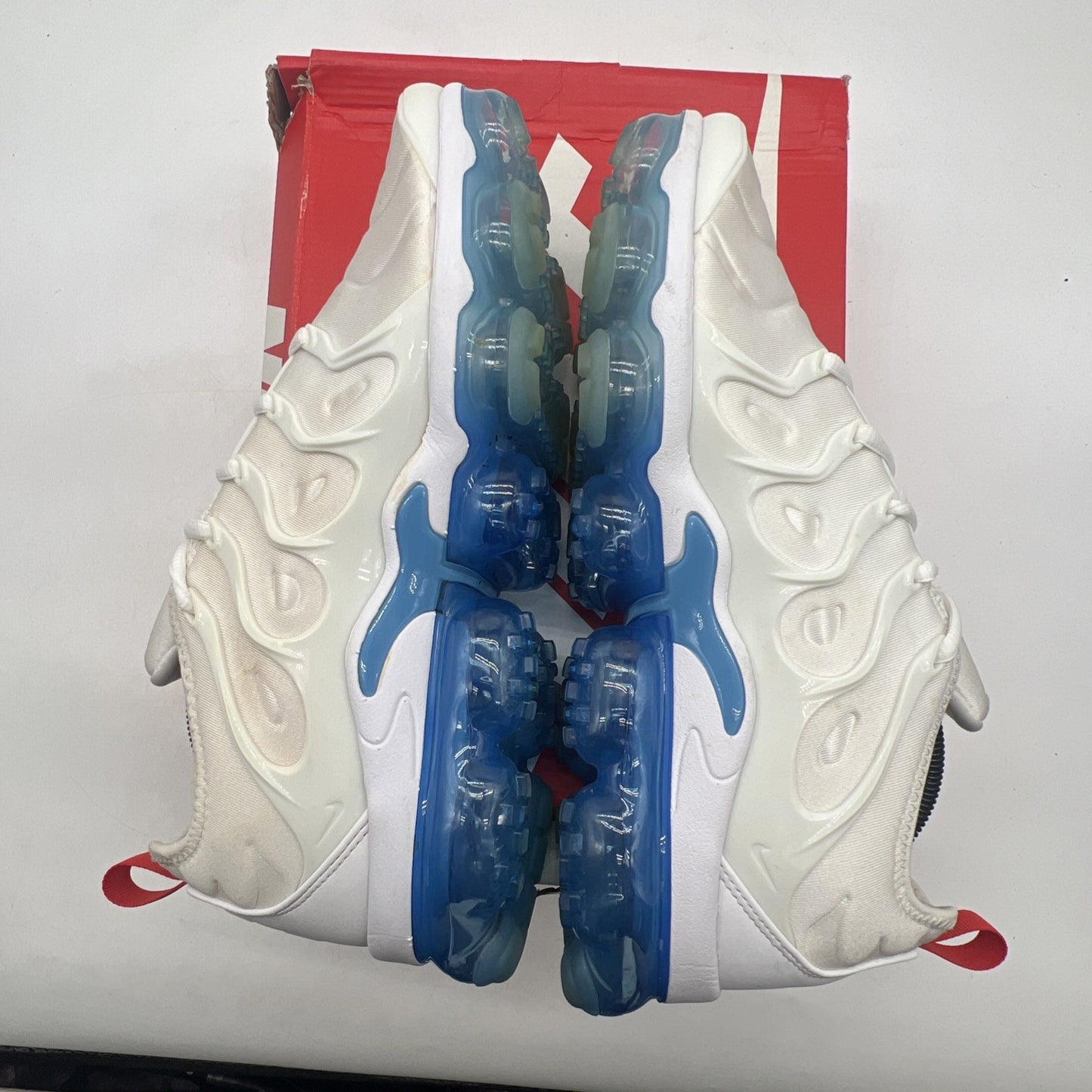 Size 10 - Nike Air VaporMax Plus White University Blue (DV2119-100)