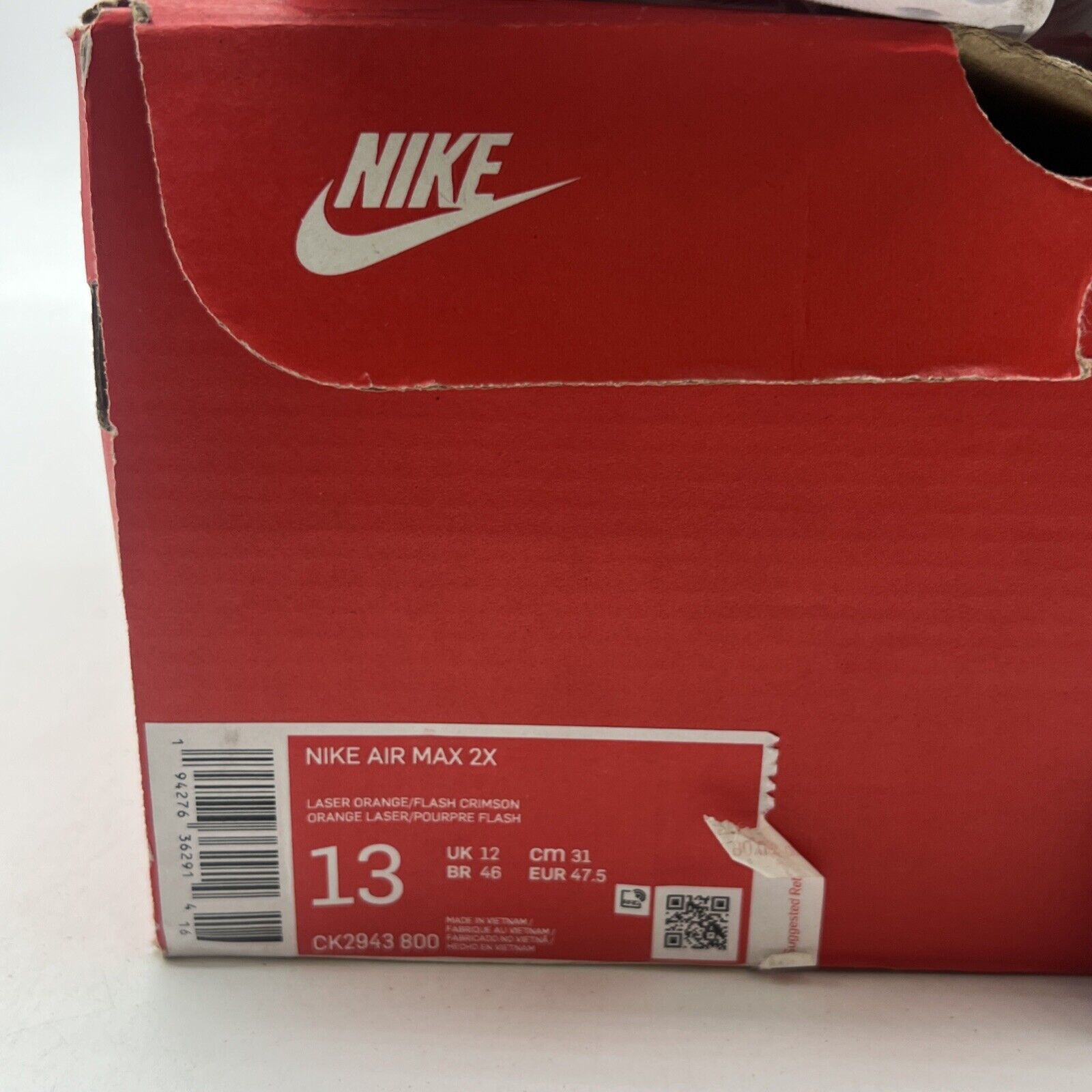 Size 13 - Nike Air Max 2X Multi-Color (CK3943-800)
