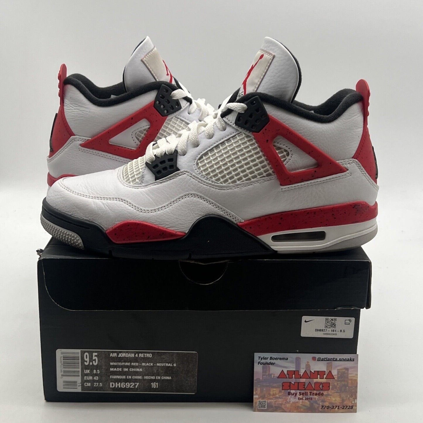 Size 9.5 - Air Jordan 4 Retro Mid Red Cement (DH6927-161)