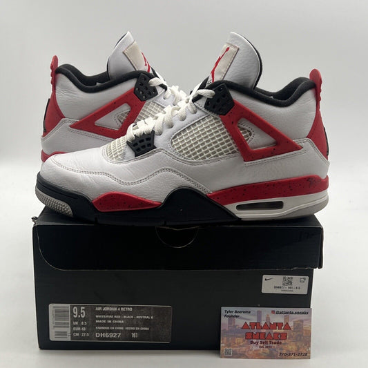 Size 9.5 - Air Jordan 4 Retro Mid Red Cement (DH6927-161)