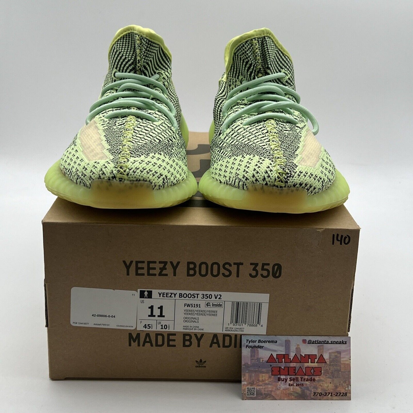 Size 11 - Adidas Yeezy Boost 350 V2 Yeezreel Non-Reflective (FW5191)