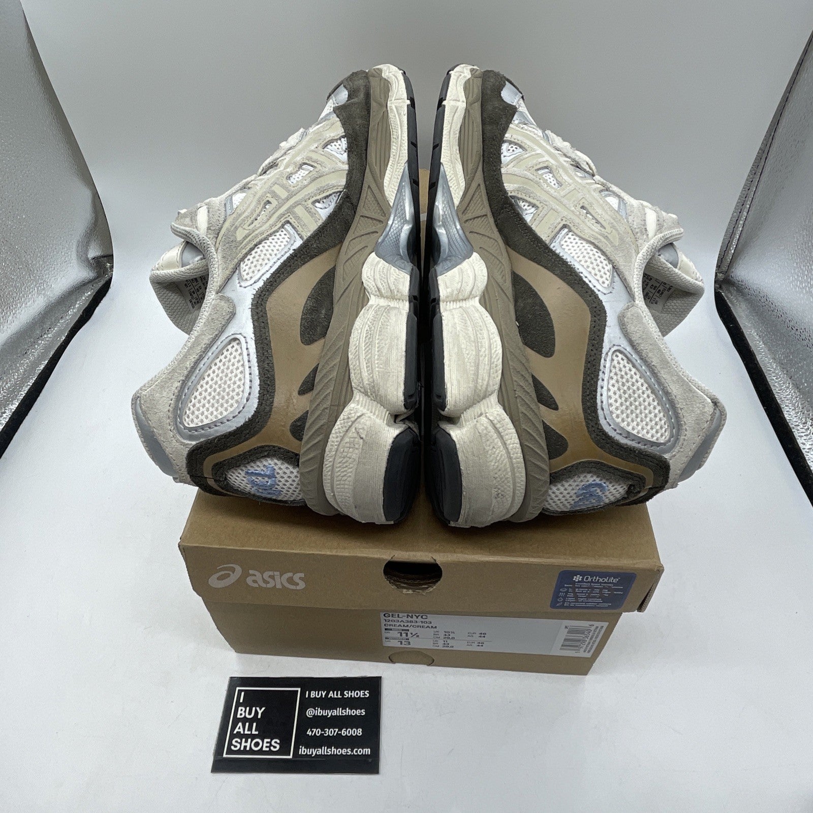 Size 11.5 - Asics Gel NYC Cream Mocha (1203A383-103)