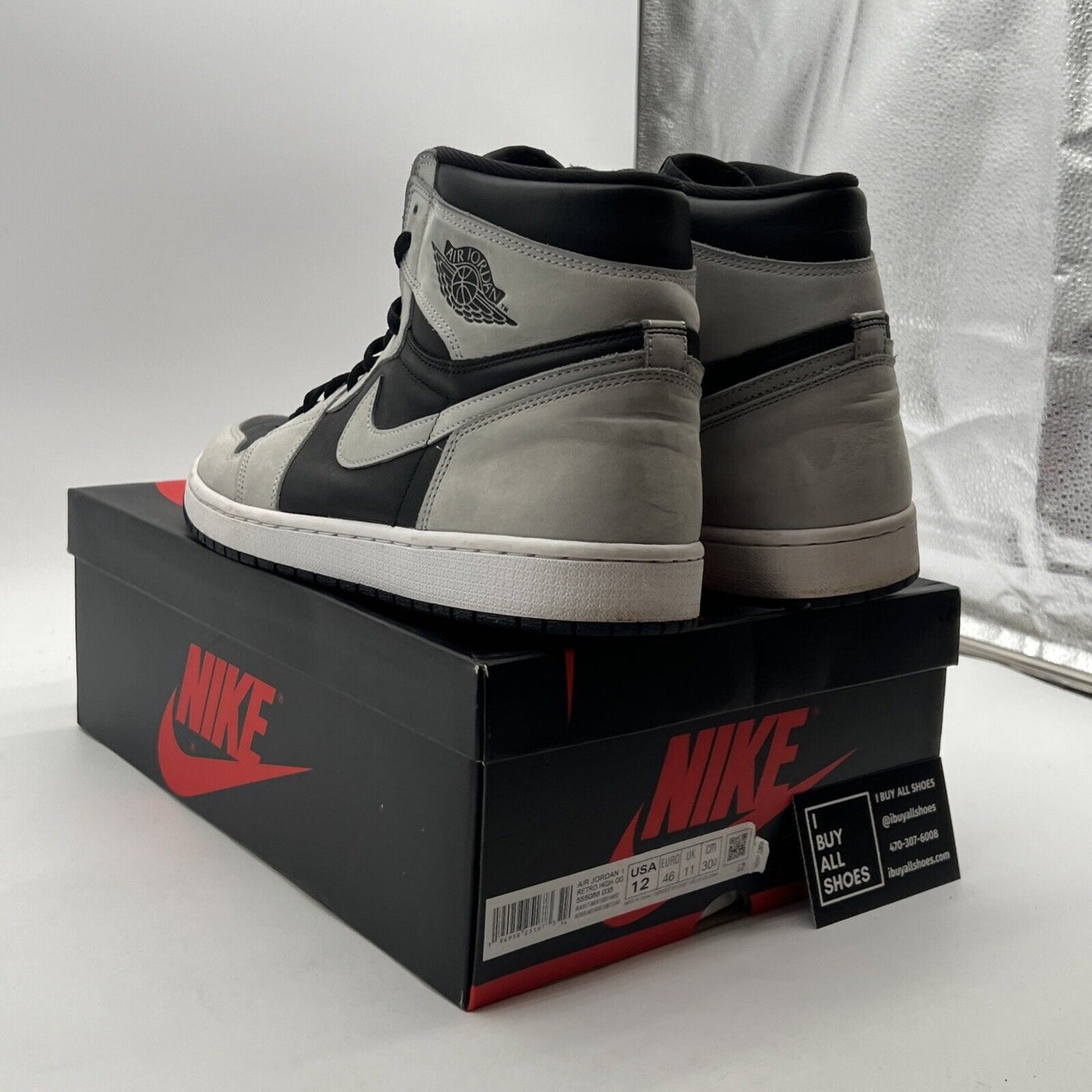 Size 12 - Air Jordan 1 Retro OG High Shadow 2.0 (555088-035)
